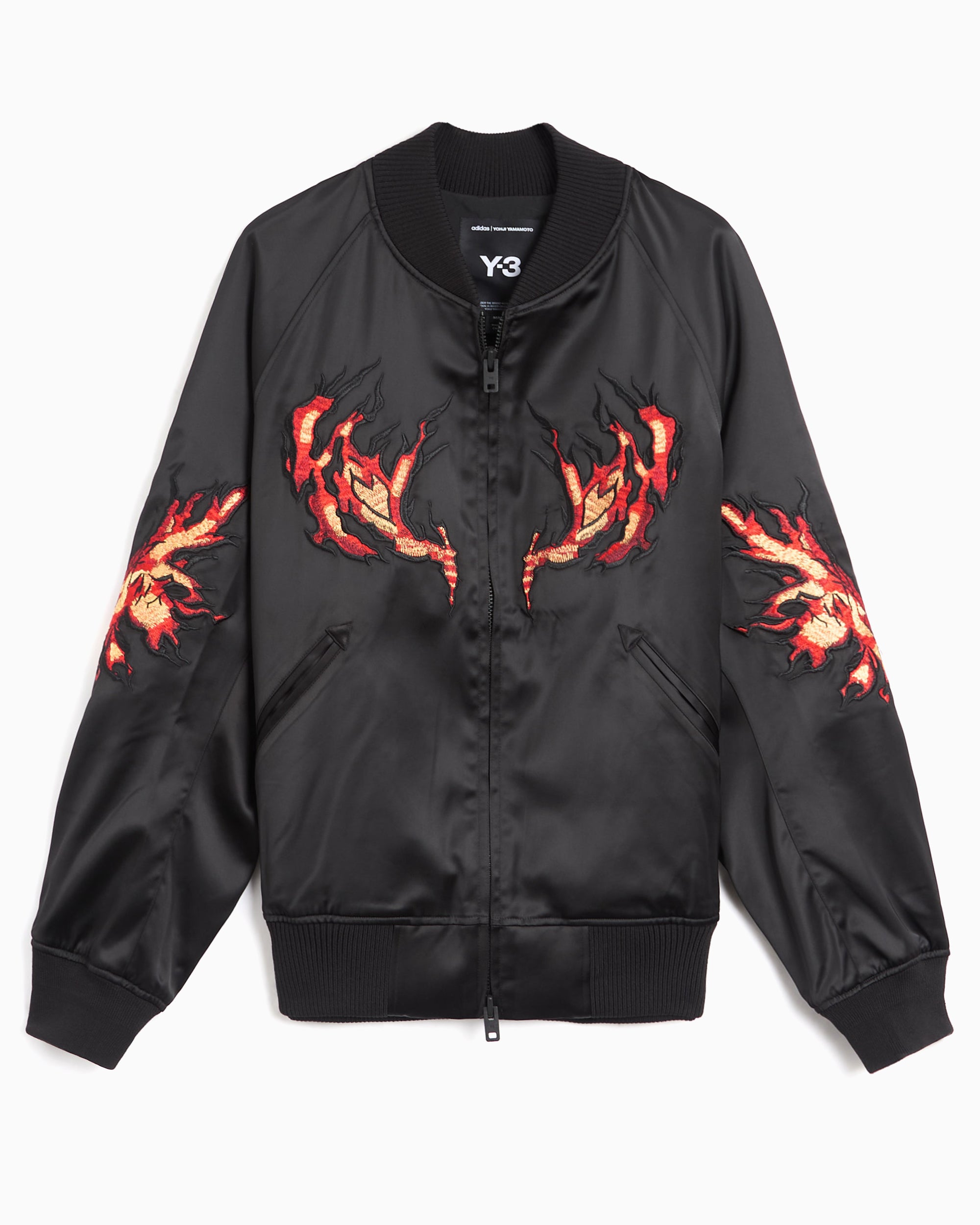 Jackets Coats Y-3 Souvenir Embroidered Relaxed Unisex Bomber - KR1110