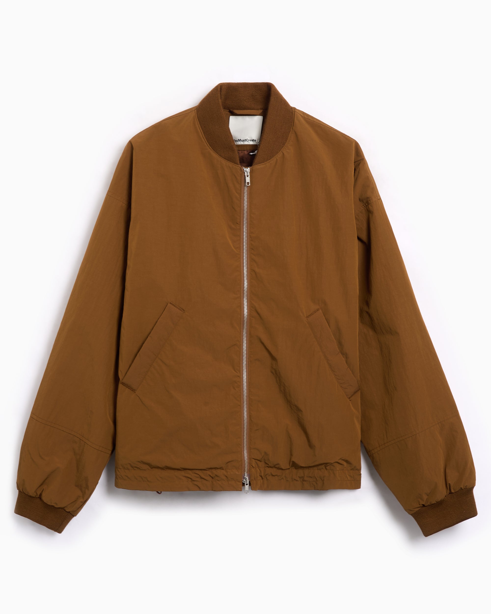 Jackets Coats YMC Basement Water Repellent Relaxed Men's Bomber - P5ZAA-CLAY