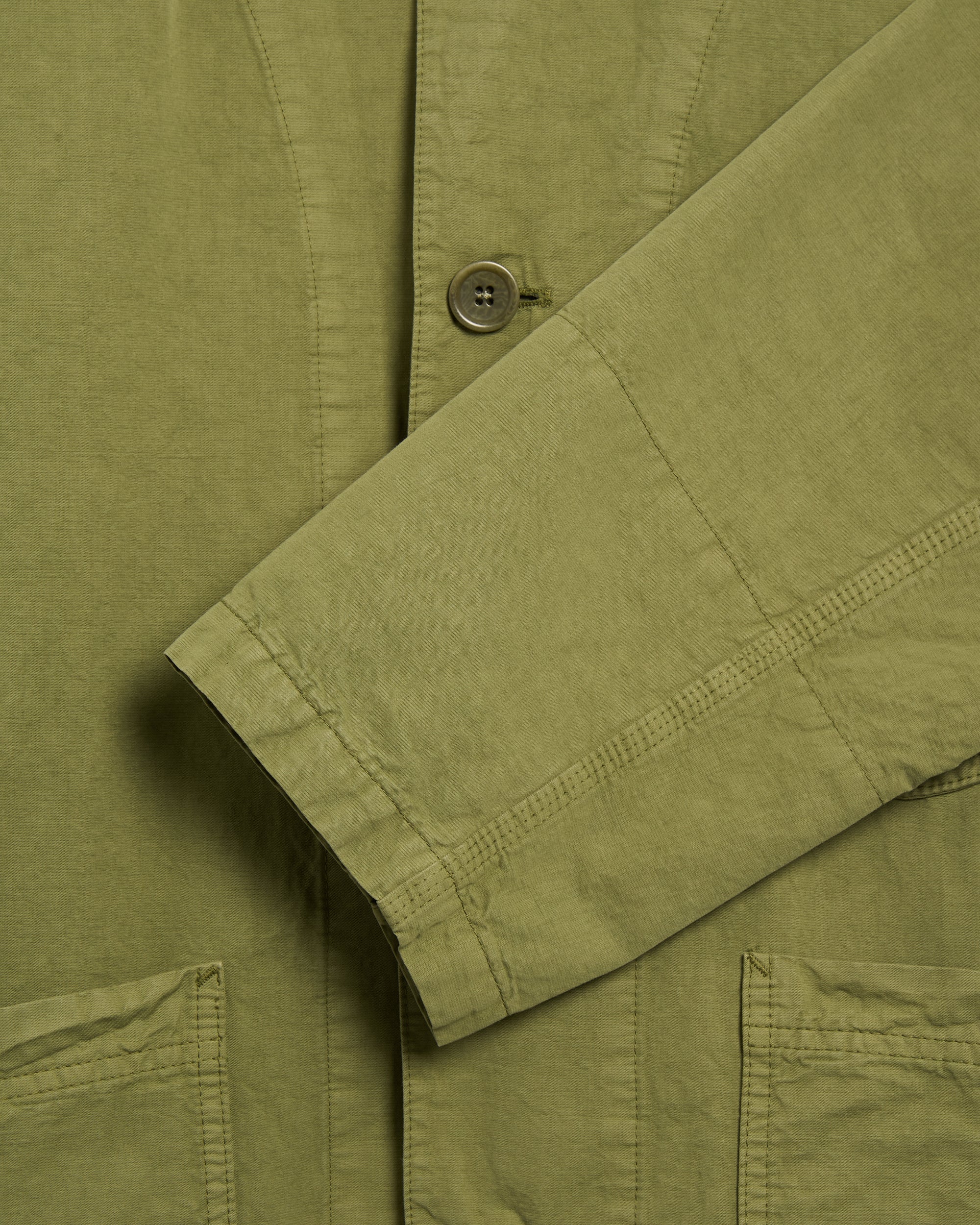 Jackets Coats YMC Construction Men's Light Jacket - P5YMB-GREEN
