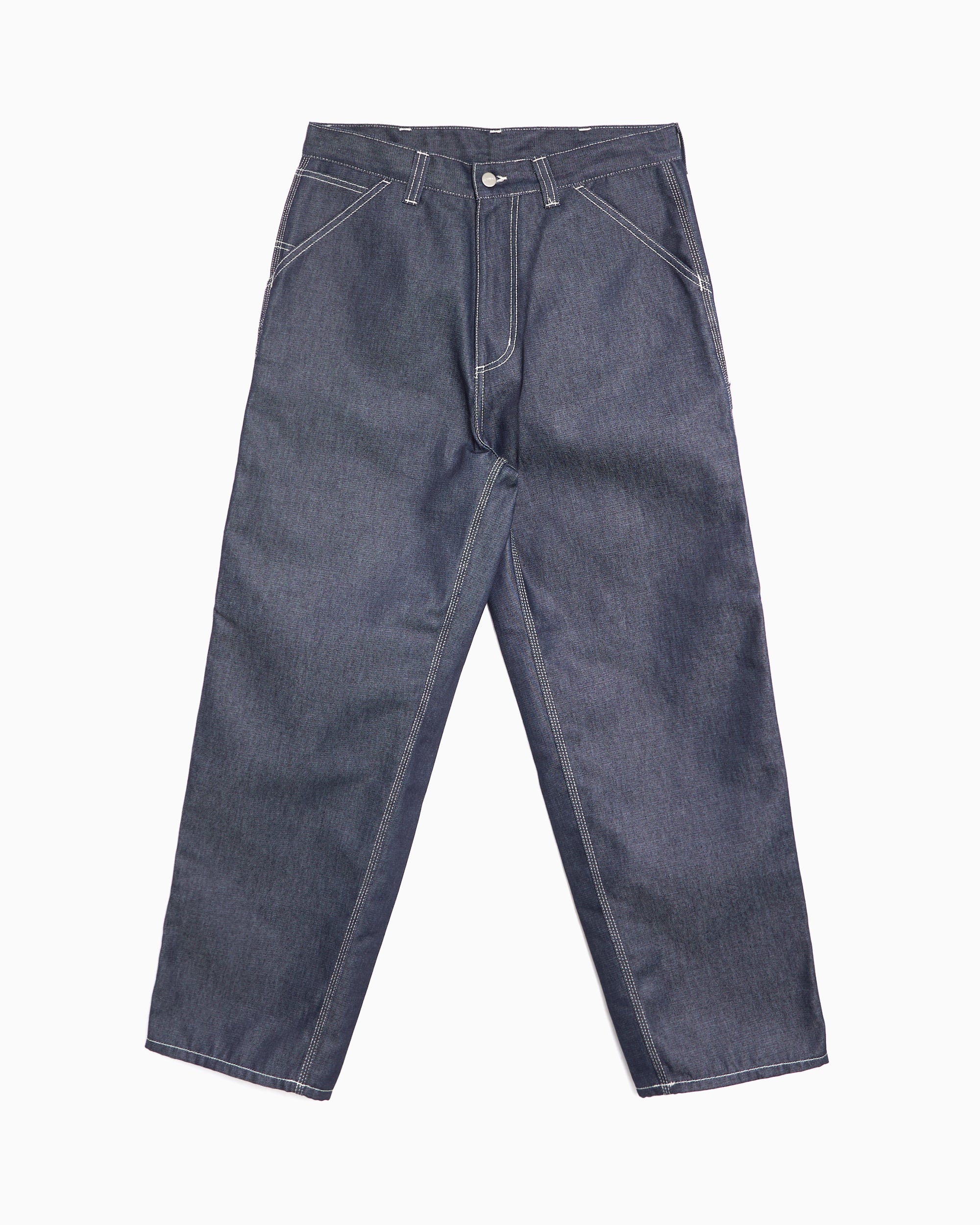 Jeans Carhartt WIP OG Single Knee Relaxed Men's Carpenter Jeans - I036649-0101