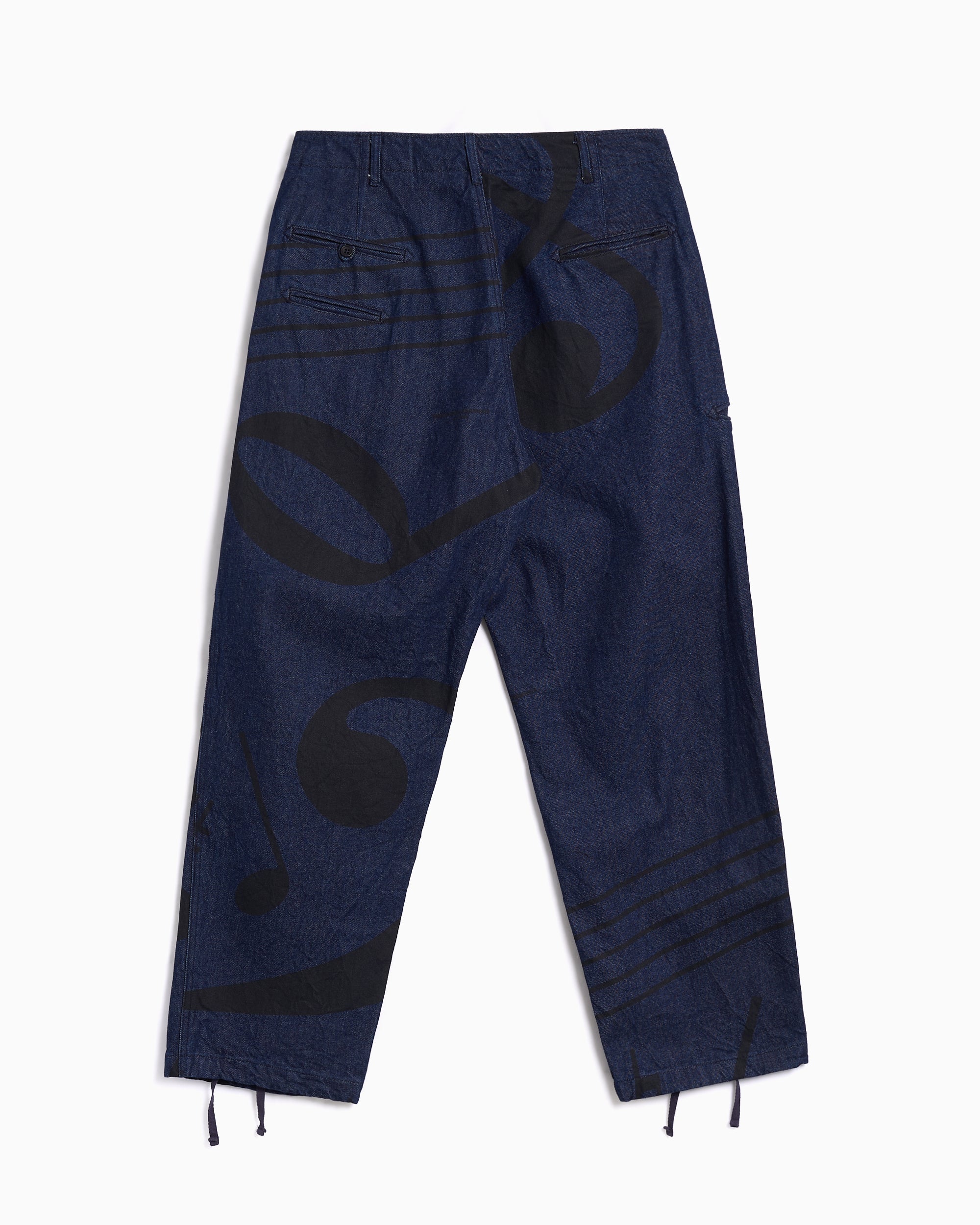 Jeans Engineered Garments Indigo Music Note Men's Chino Jeans - 25F1F040-CT291
