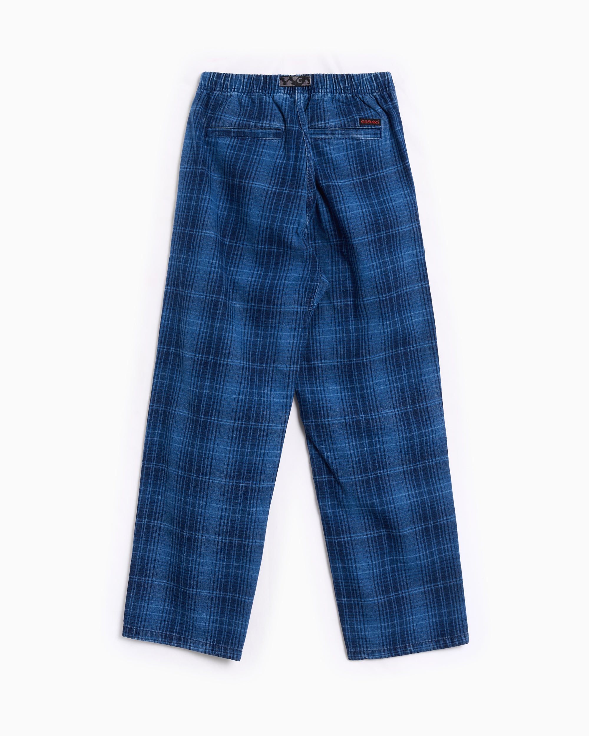 Jeans Gramicci O.G. Plaid Relaxed Men's Jeans - G5FM-P076-INDIGOCHECKEREDPLAID
