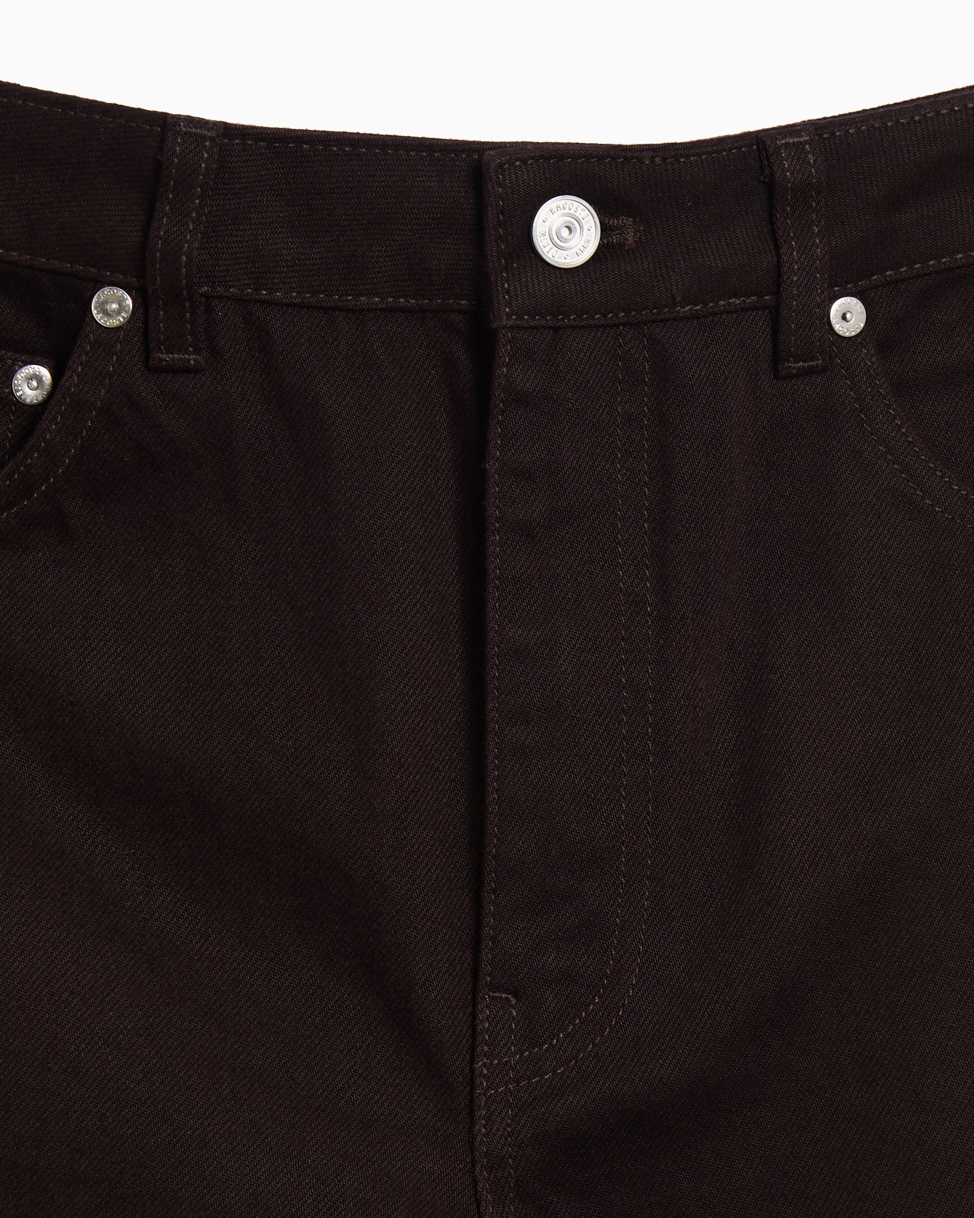 Jeans Lacoste Retro Relaxed Women's Wide Leg Jeans - HF0867-00-3LA