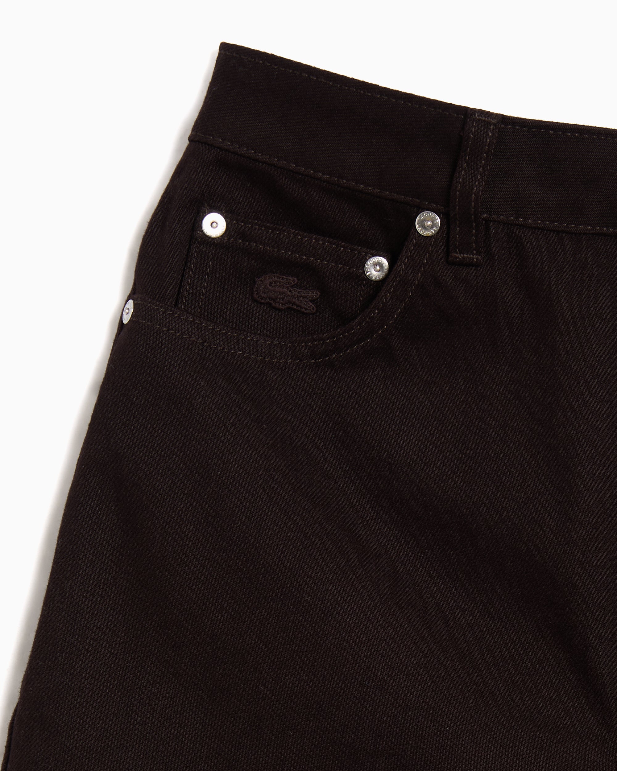 Jeans Lacoste Retro Relaxed Women's Wide Leg Jeans - HF0867-00-3LA