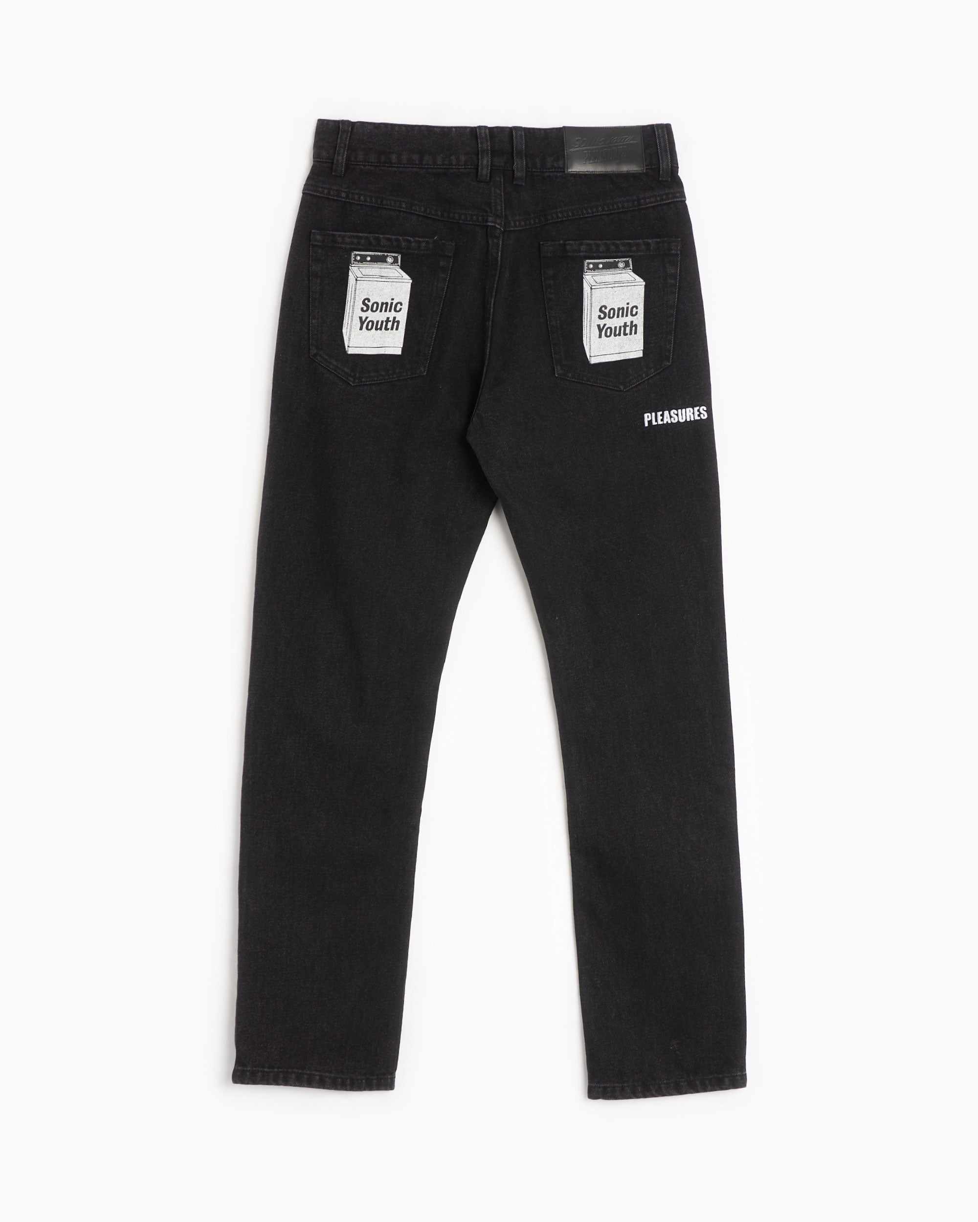Jeans Pleasures x Sonic Youth Washing Machine Men's Denim Pants Men's Jeans - P23SY007-BLACK