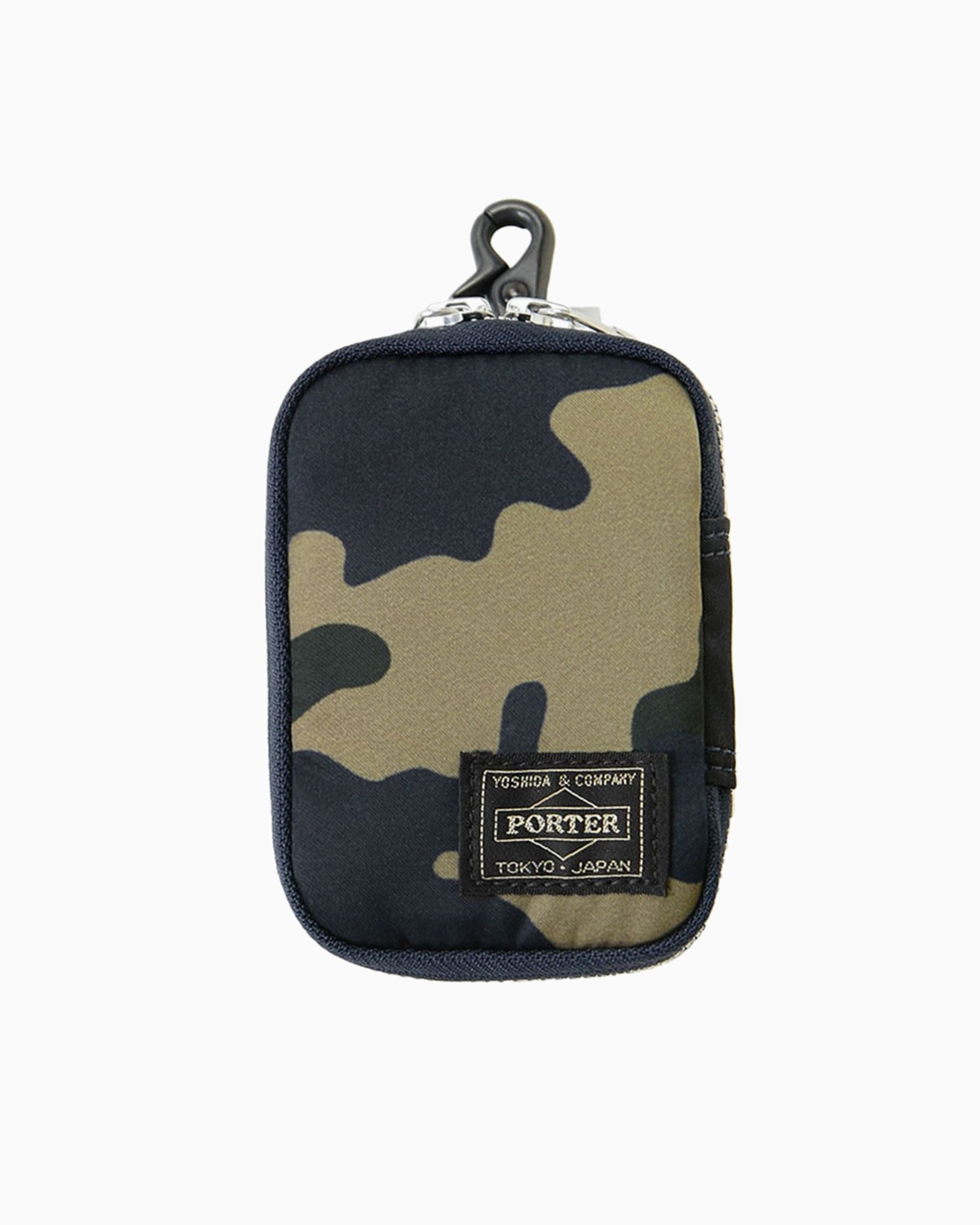 Keychains Porter-Yoshida & Co. Counter Shade Key Holder Unisex Keychain - 381-17863-WOODLANDKHAKI