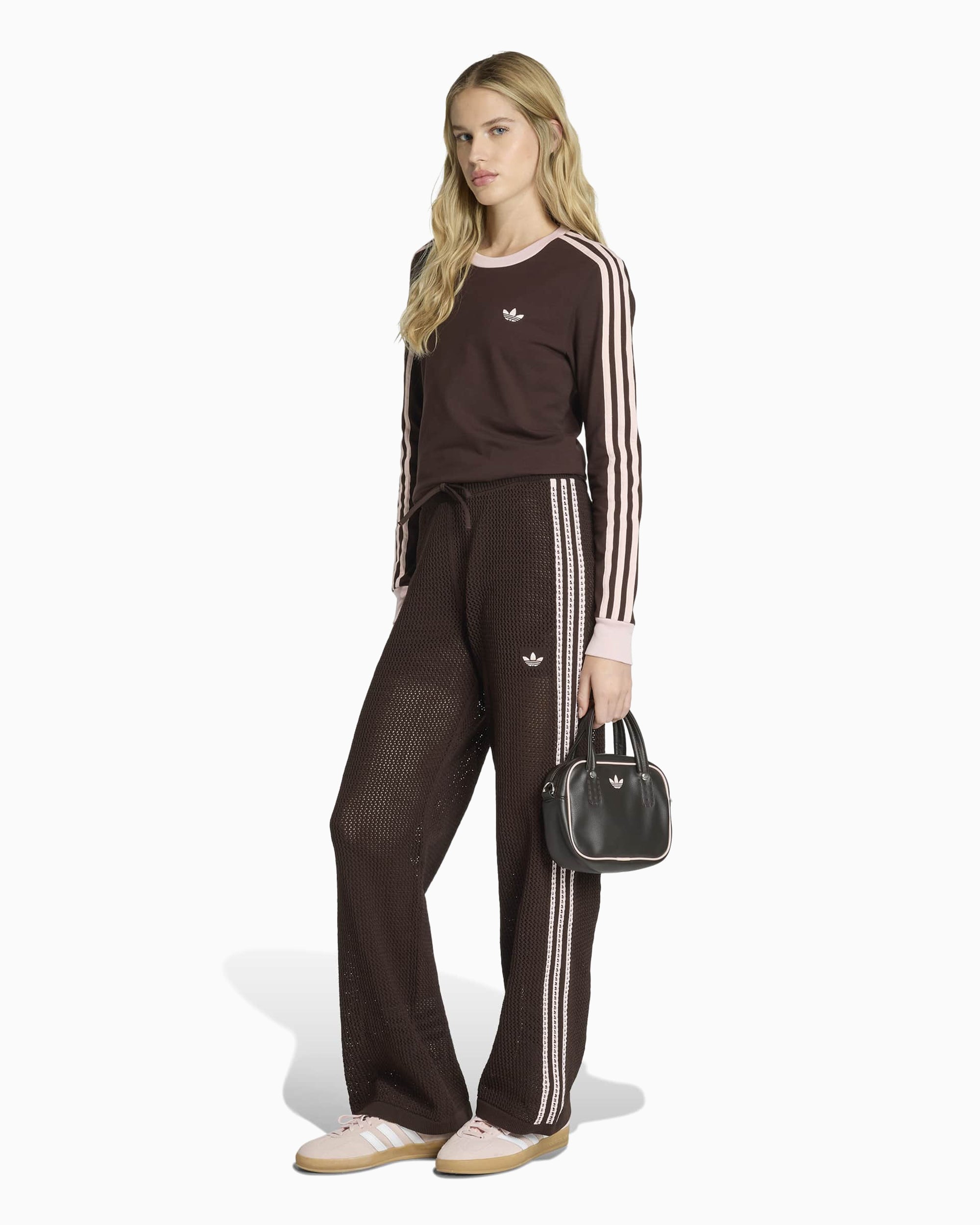 Pants adidas Originals Firebird Knitted Crochet Women's Track Pants - KE0201
