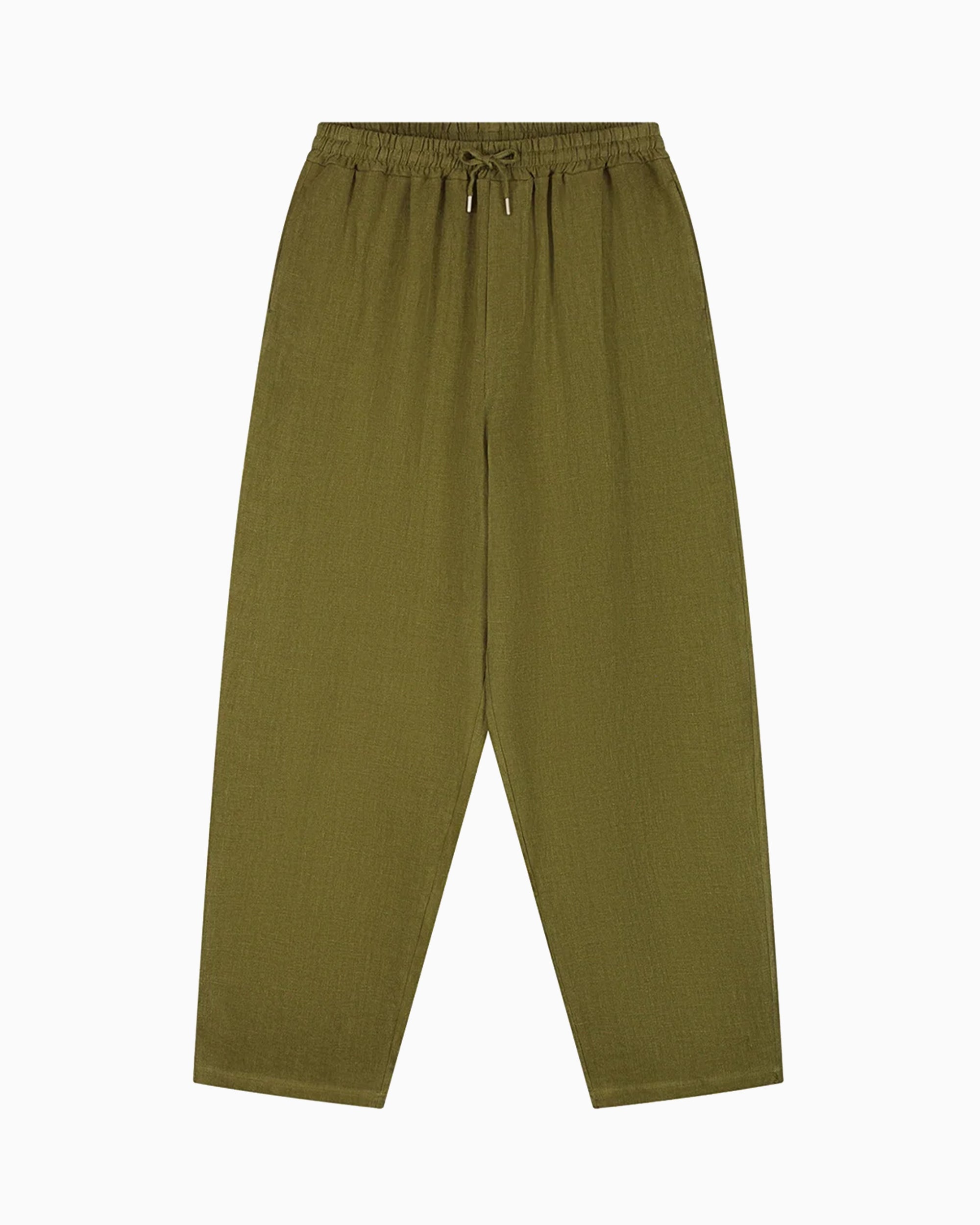 Pants Arte Antwerp Linen Relaxed Men's Sweatpants - SS26-013P-Green