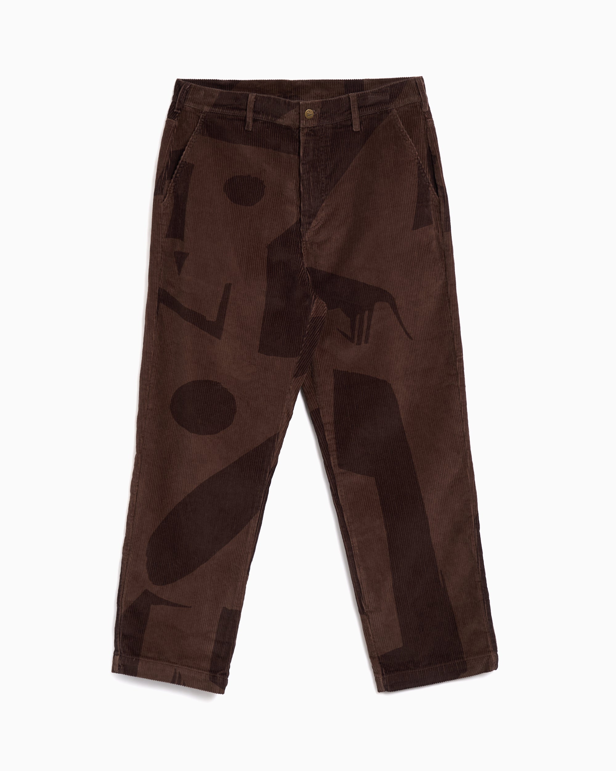 Pants by Parra Detached Relaxed Men's Chino Pants - 54440-BROWN