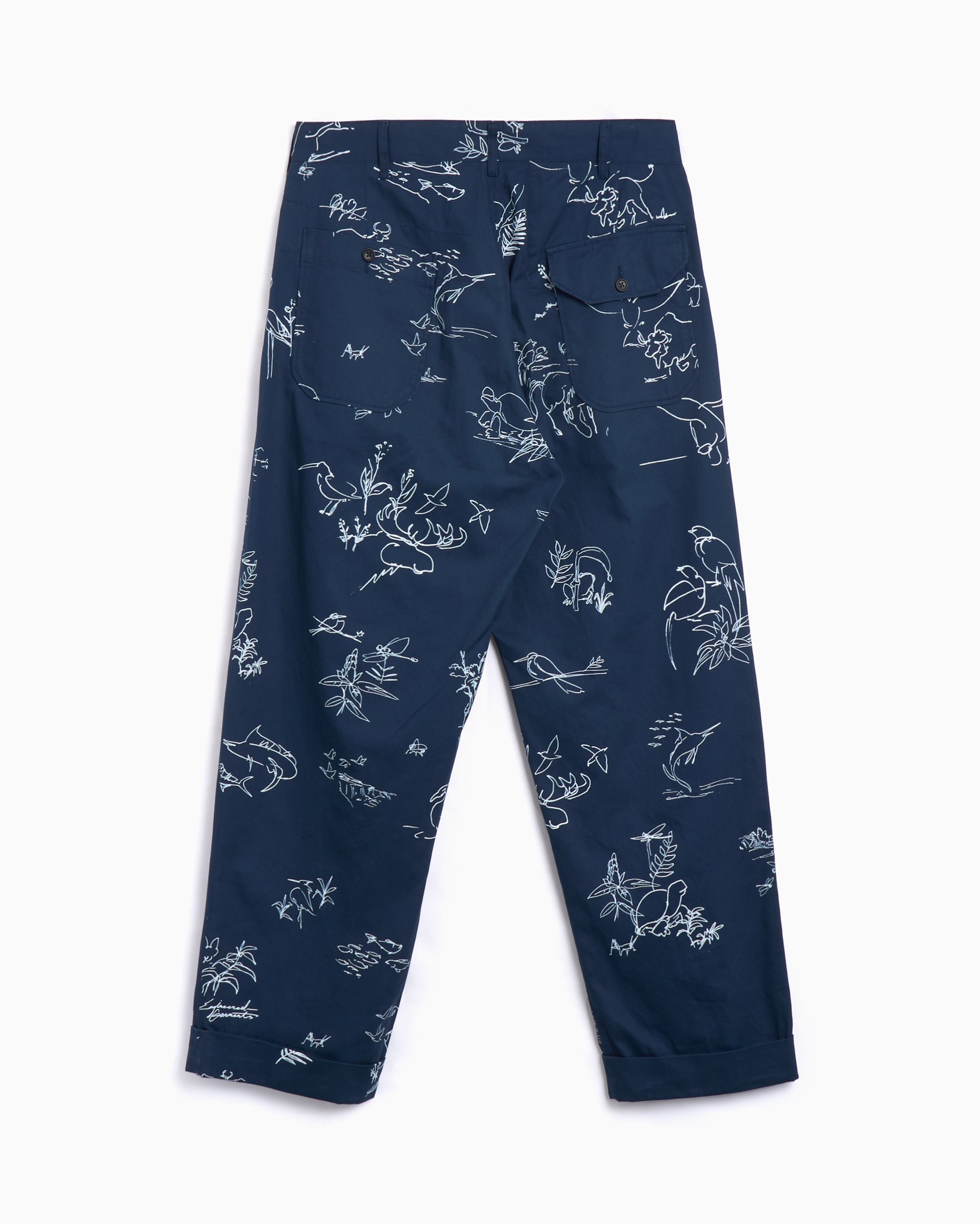 Pants Engineered Garments Carlyle Men's Pants Relaxed Men's Baggy Pants - 25S1F012-CT285