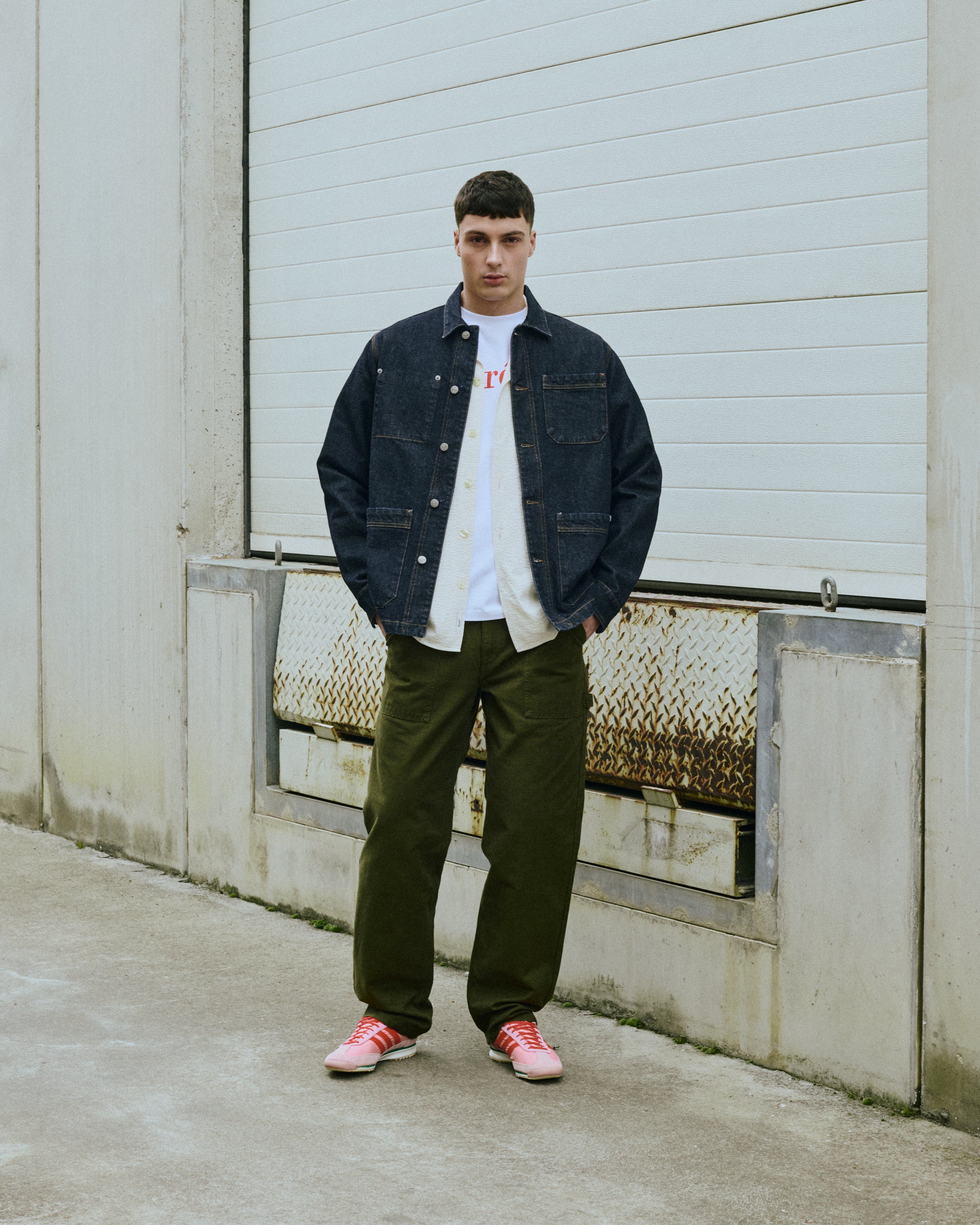 Pants Forét Sienna Men's Work Pants Relaxed Men's Pants - F4268-ARMY