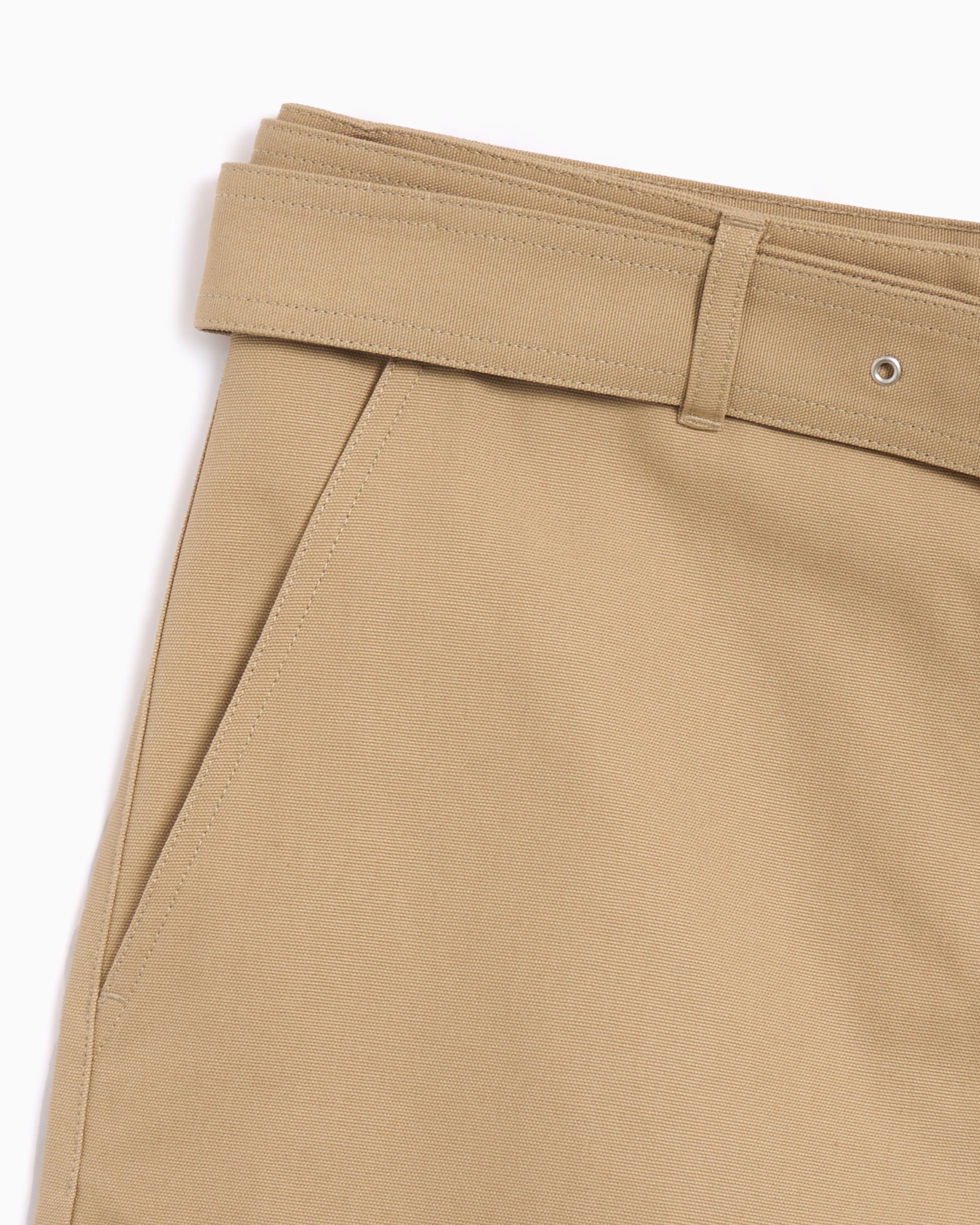 Pants Maison Kitsuné Maison Kitsuné Belted Men's Pants Relaxed Men's Cargo Pants - OM01123WW9040-0102