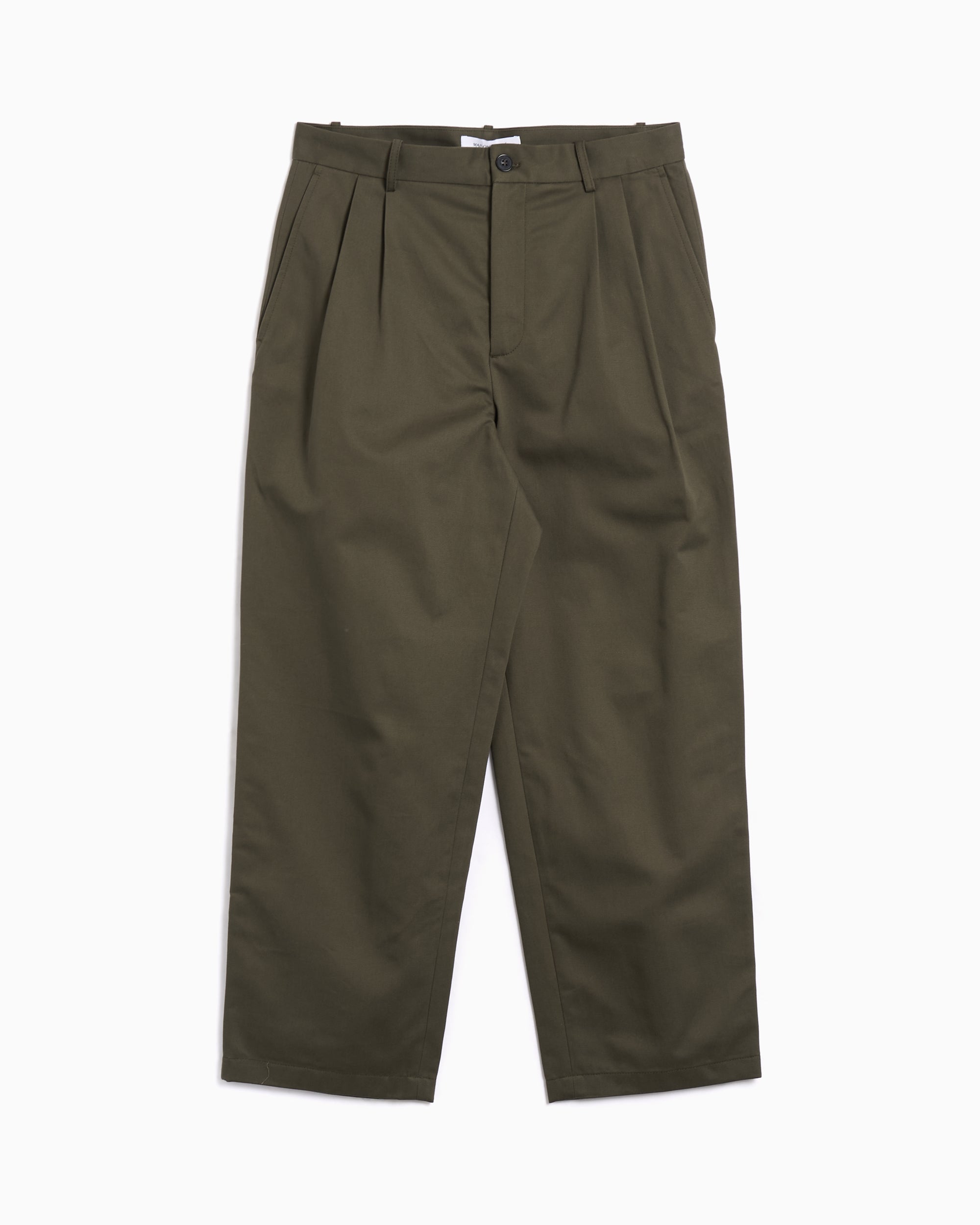Pants Maison Kitsuné Pleated Relaxed Men's Chino Pants - PM01125WW9043-0079