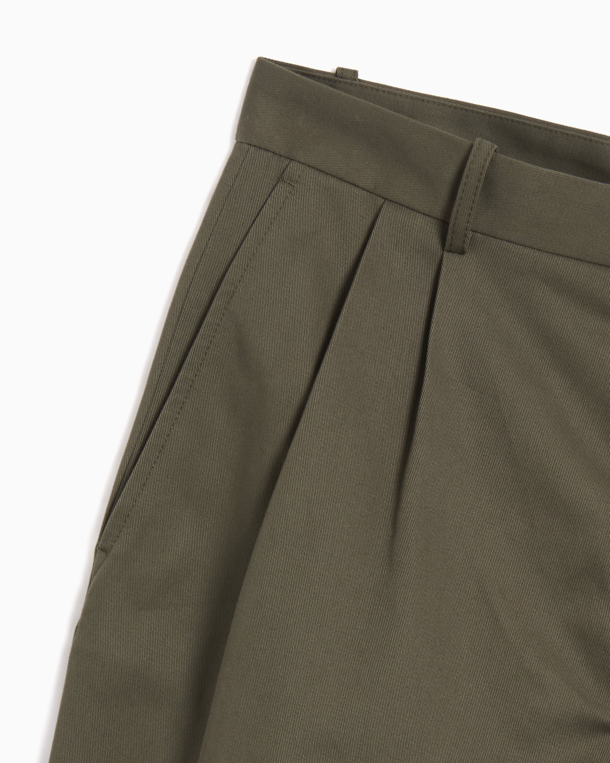Pants Maison Kitsuné Pleated Relaxed Men's Chino Pants - PM01125WW9043-0079