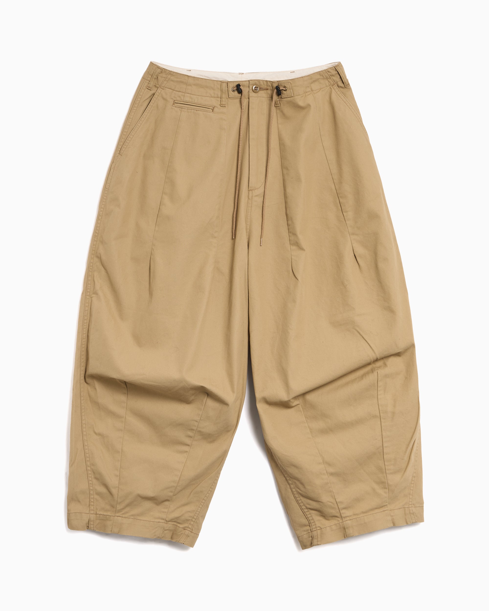 Pants Needles H.D. Relaxed Men's Baggy Pants - RW238-A-Khaki