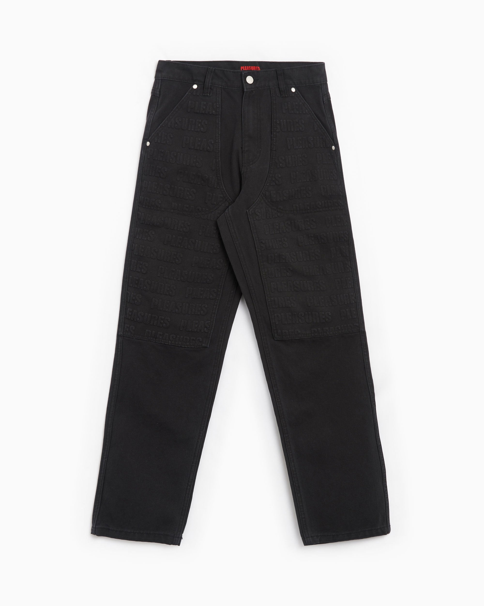 Pants Pleasures Impact Men's Double Knee Pants Men's Pants - P24SP041-BLACK
