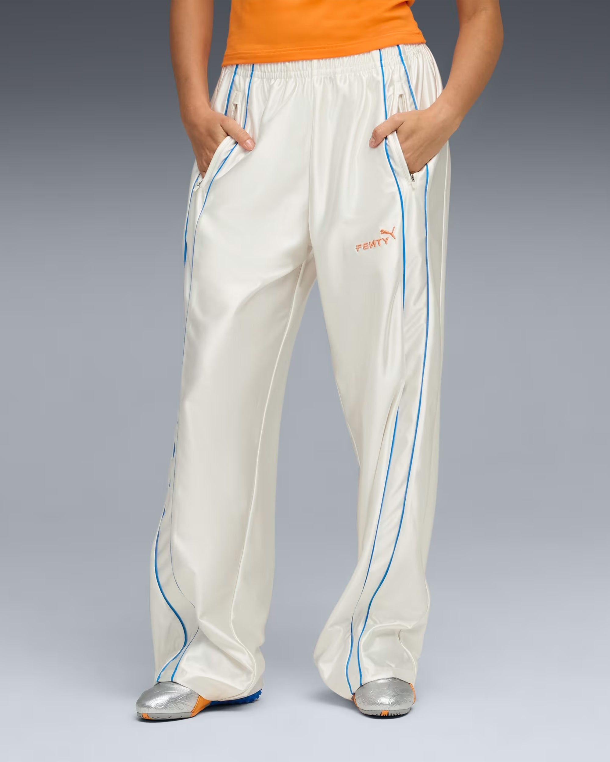 Pants Puma x FENTY T7 Piping Relaxed Women's Track Pants - 635746-87