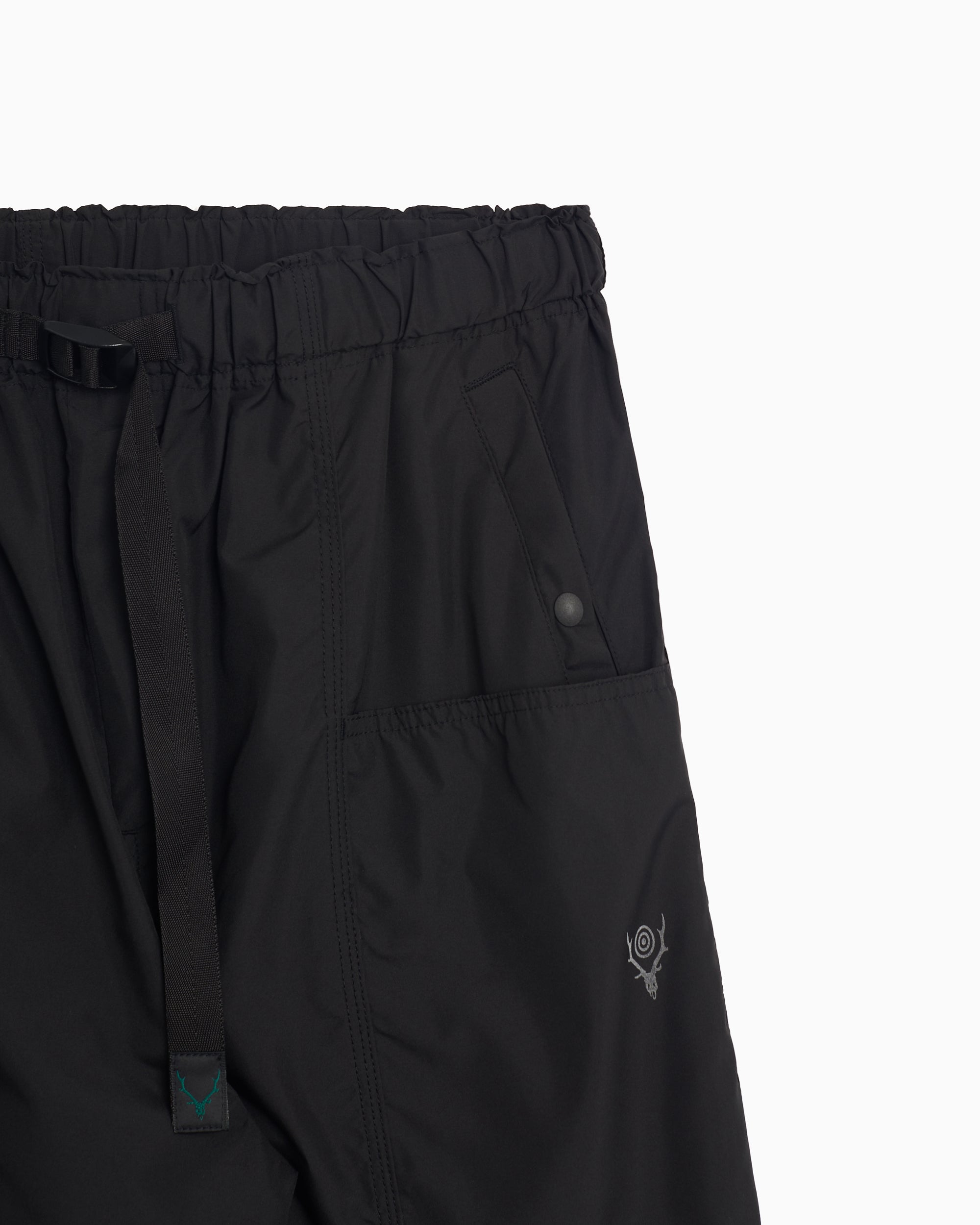 Pants South2 West8 Belted C.S. Relaxed Men's Track Pants - QV567-D-Black