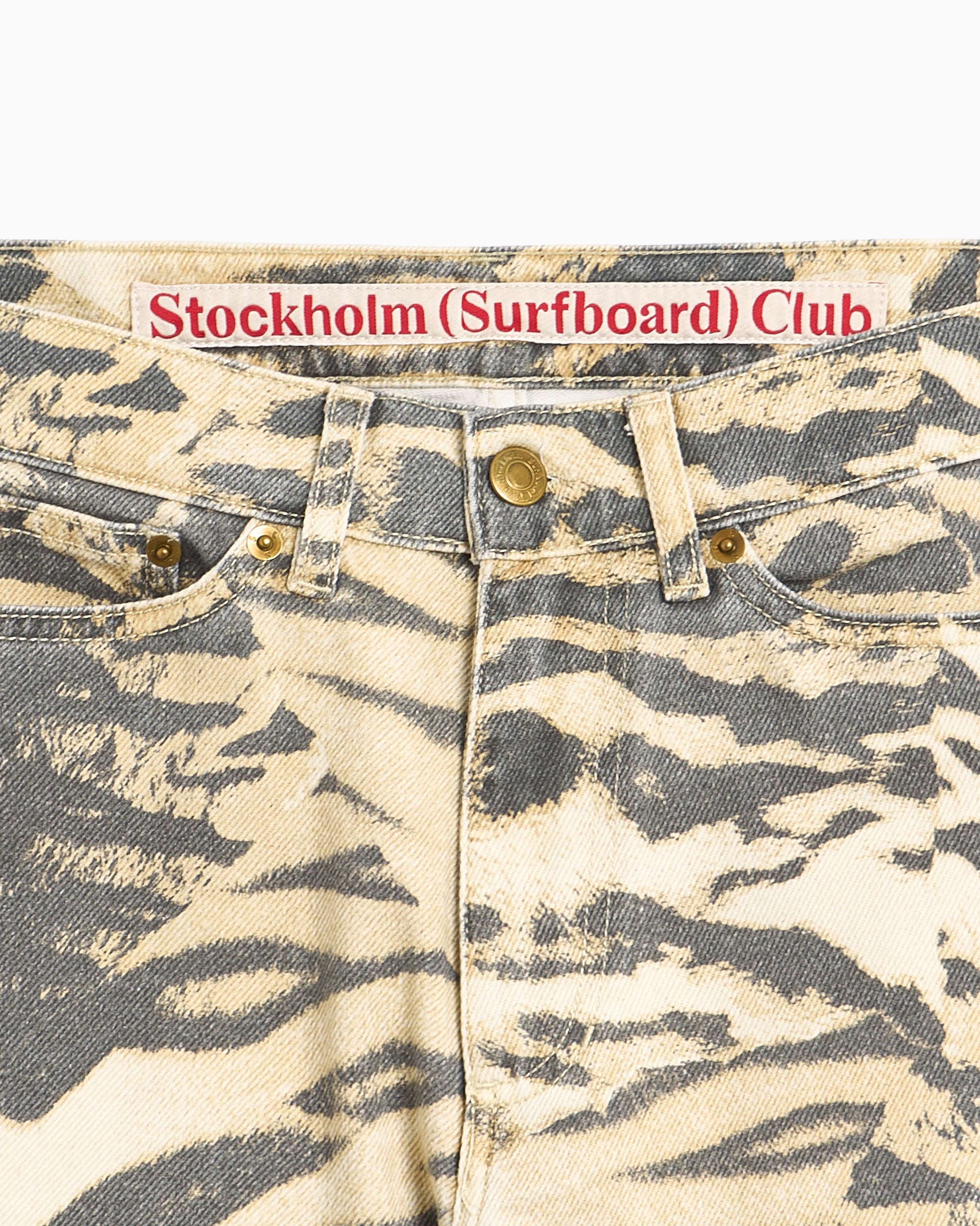 Pants Stockholm (Surfboard) Club Fog Men's Pants Men's Chino Pants - U5000187-Tiger