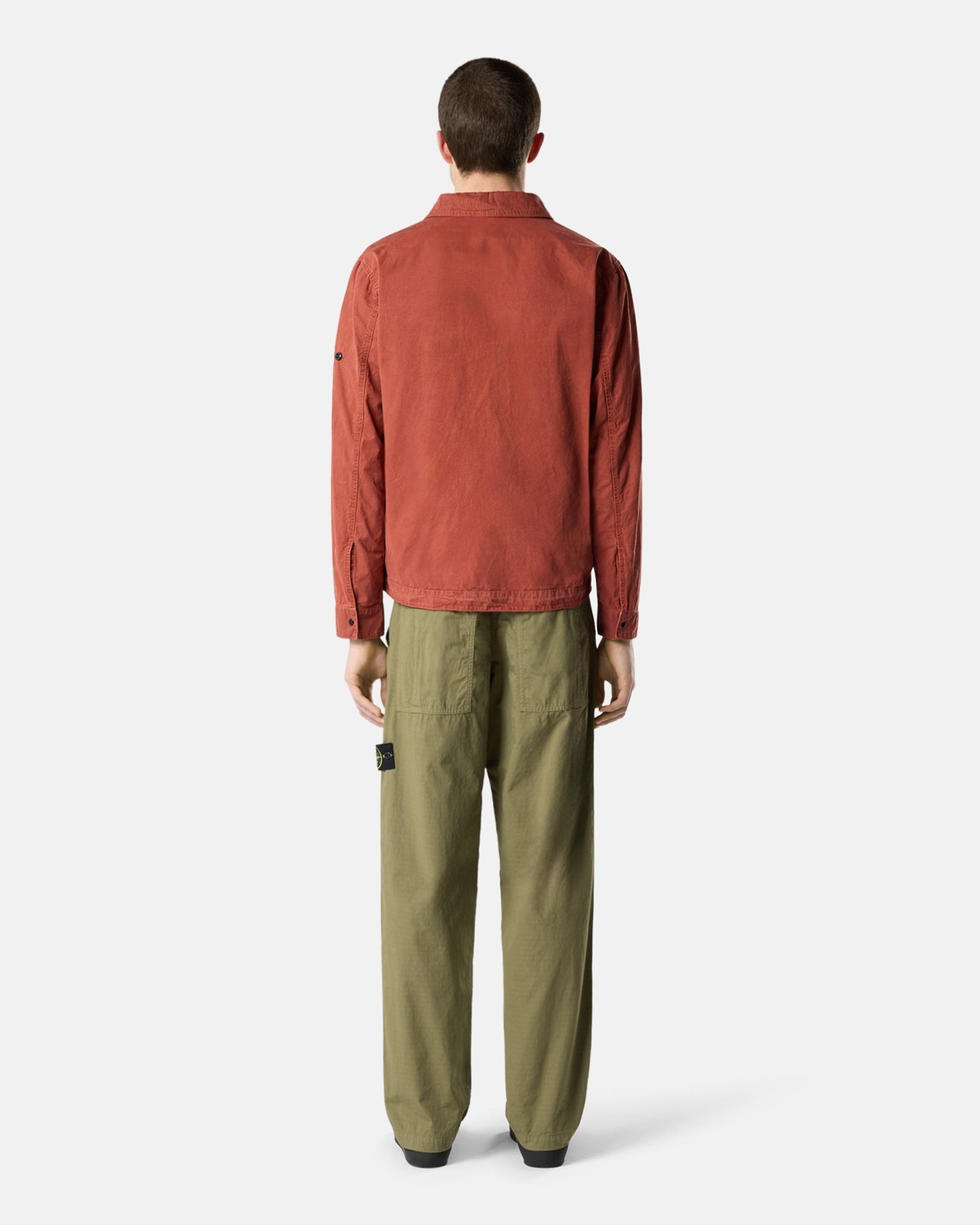 Pants Stone Island Mercerised Cotton Ripstop Relaxed Men's Chino Pants - L1S153100008-V005G