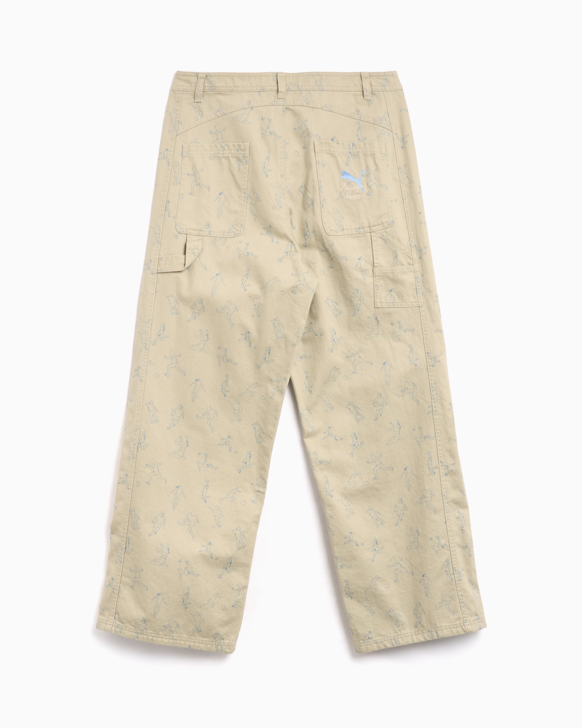 Pants X KidSuper Puma x KidSuper Women's Wide Leg Pants Relaxed Women's Wide Leg Pants - 626707-68
