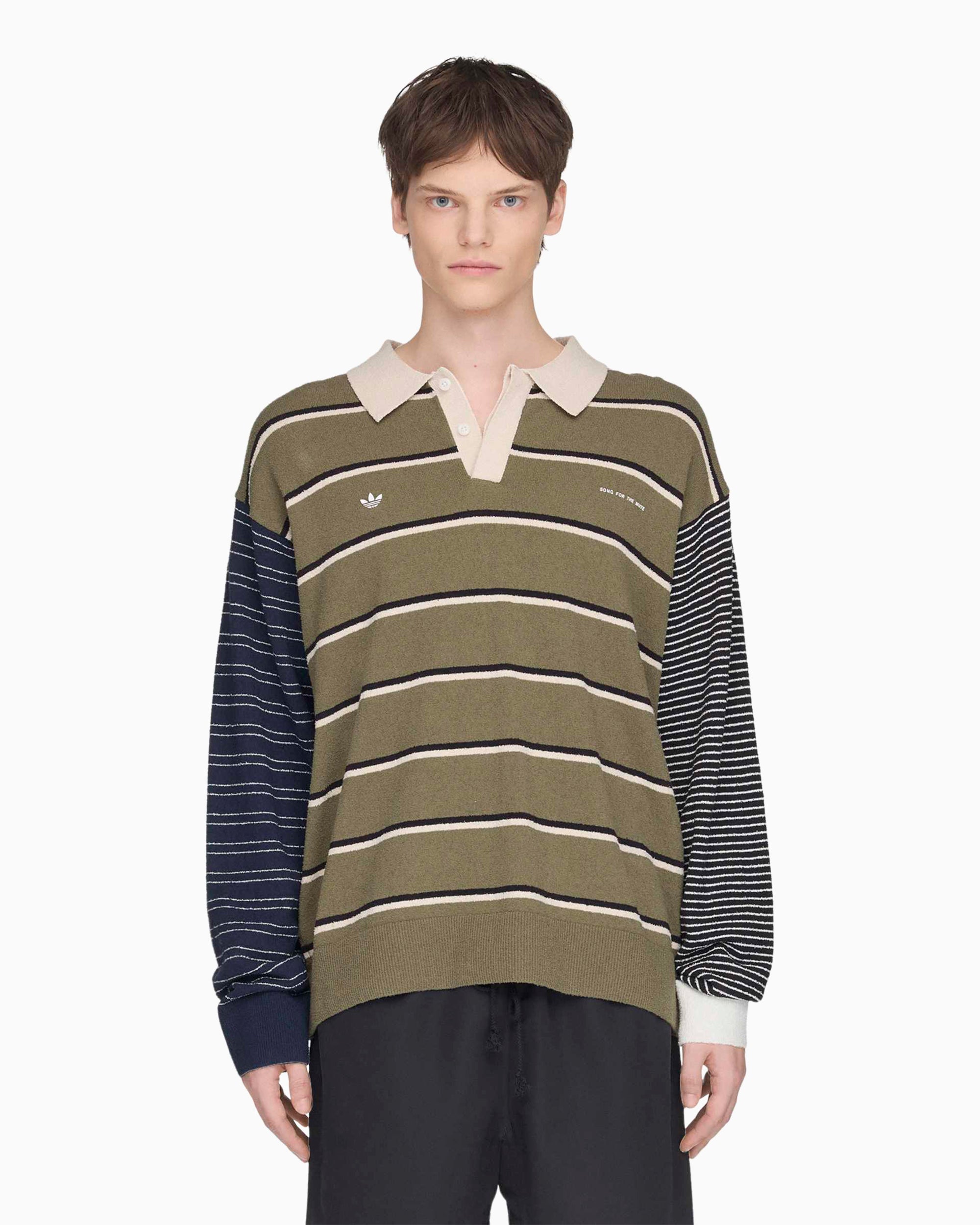 トップス Pedestal polo Polo às riscas Relaxed adidas Originals x Song For The Mute 007 Unisex