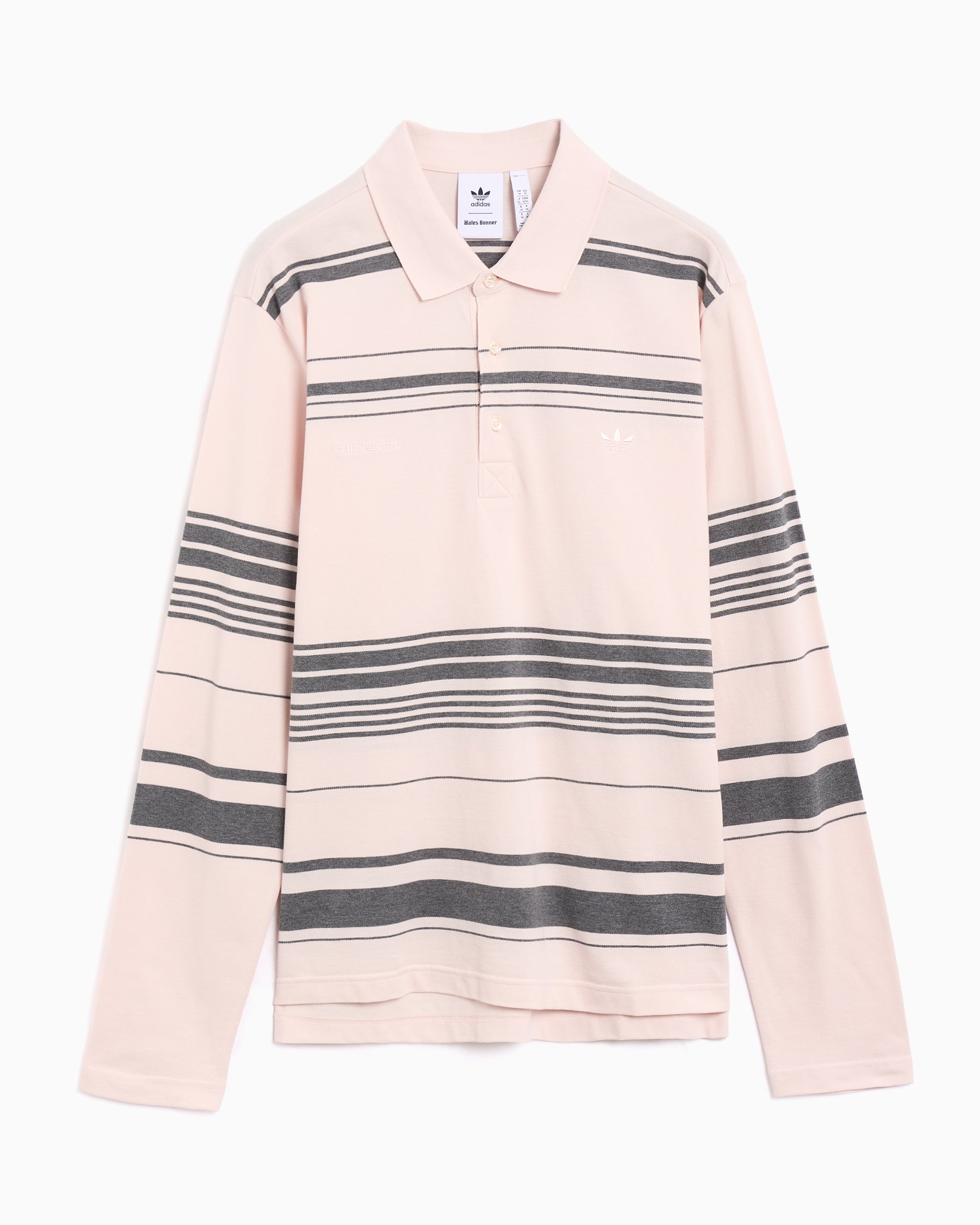 Polo às riscas adidas Originals x Wales Bonner para homem