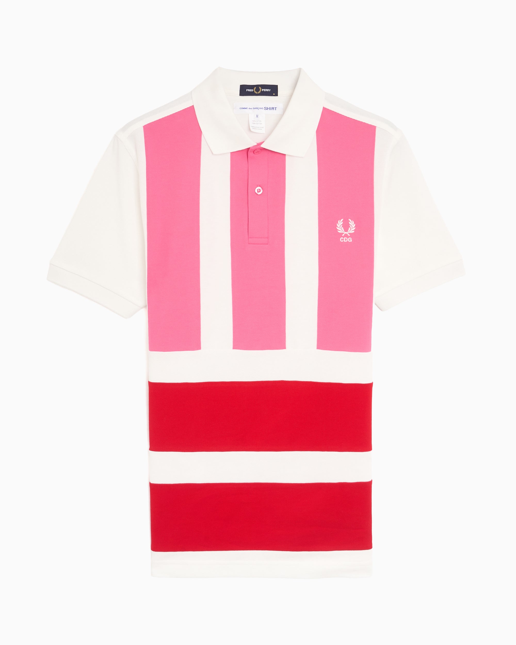 Comme des Garçons SHIRT x Fred Perry ポロ Comme Des Garçons Shirt Camisa Polo x Fred Perry Com Logo