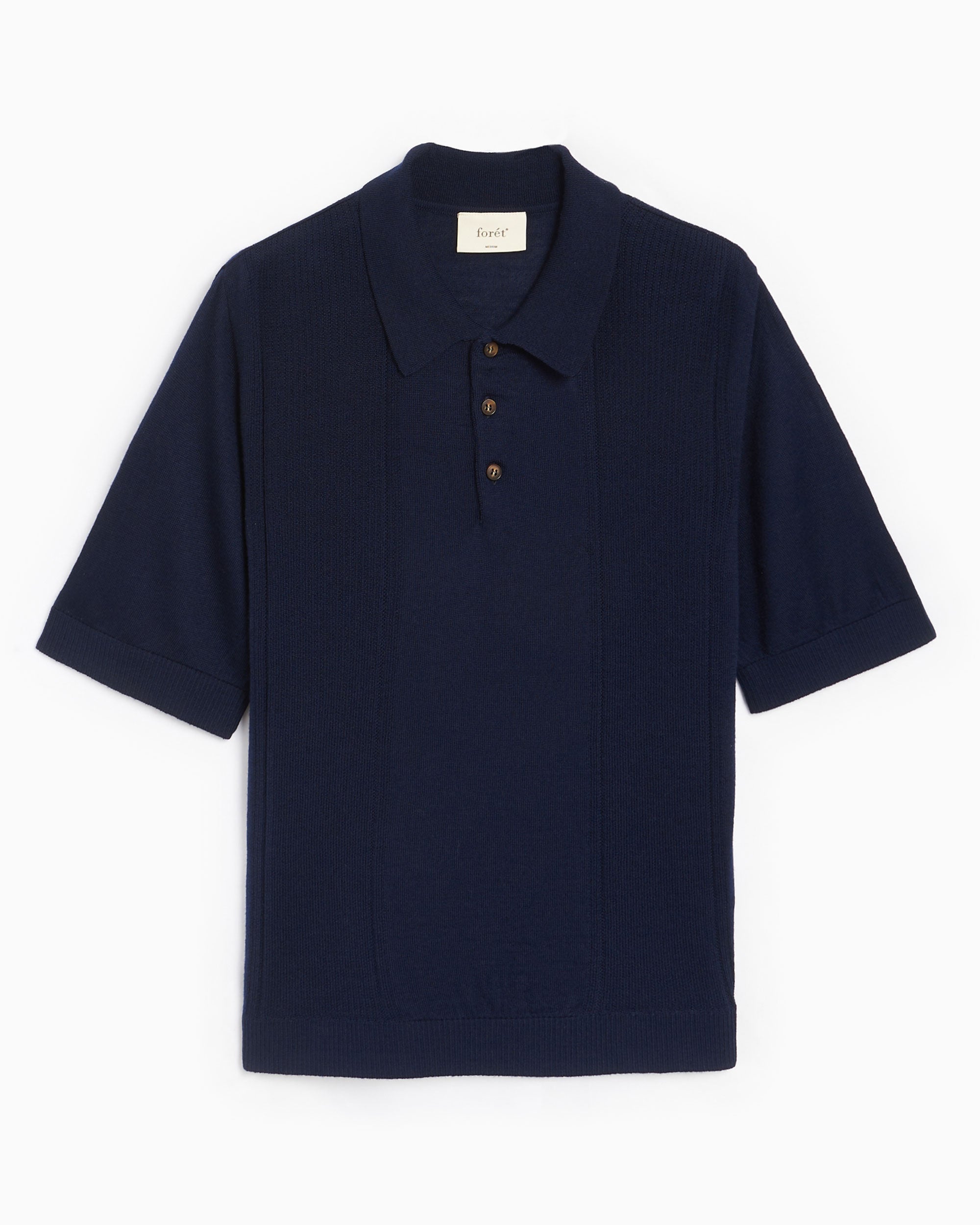 Polo shirts Forét Astern Men's Short Sleeve Polo Men's Polo Shirt - F3997-NAVY