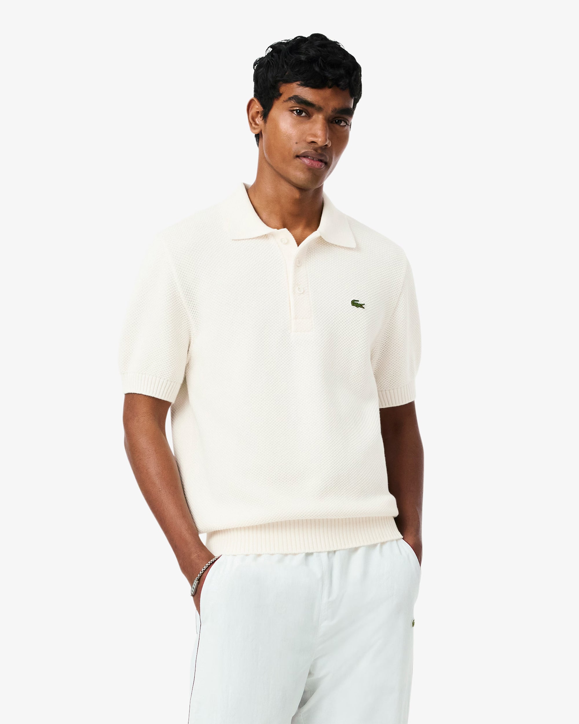 Polo shirts Lacoste Re-edition Logo Relaxed Men's Polo Shirt - AH1028-00-70V