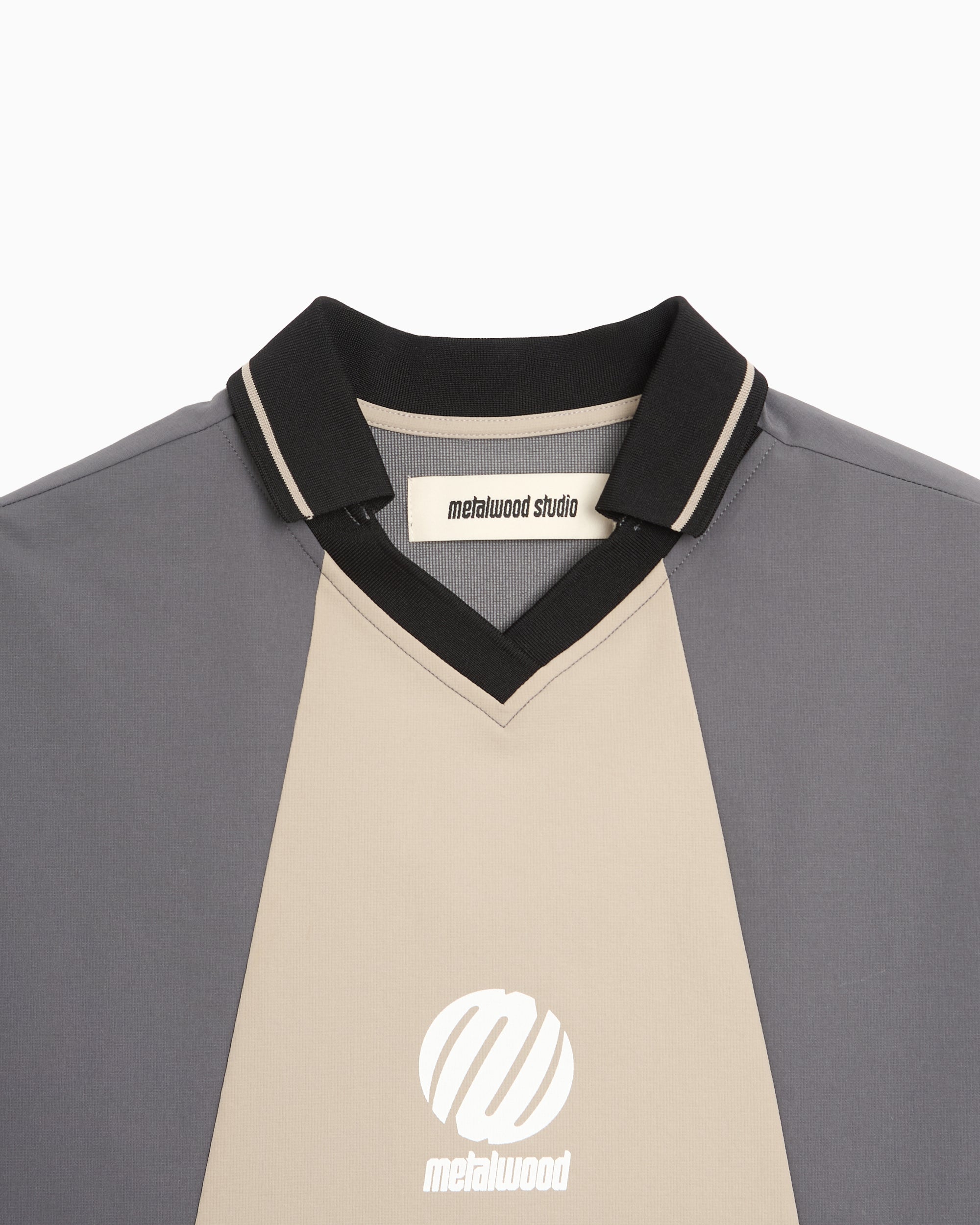 Polo shirts Metalwood Machine Logo Relaxed Men's Polo Shirt - 26SS-04-04_BLK