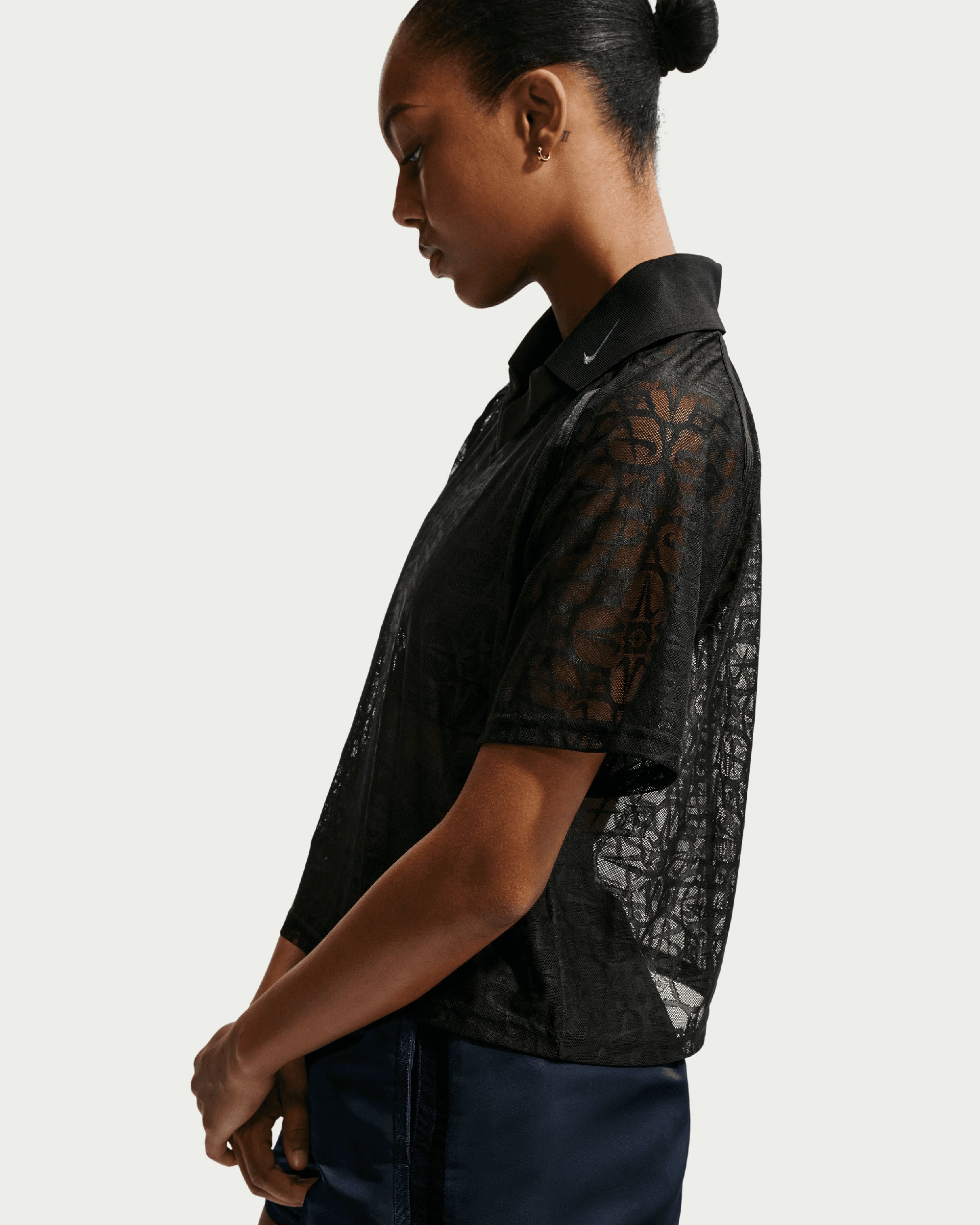 Polo shirts Nike Sportswear Lace Relaxed Women's Polo Shirt - IF0520-010