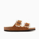 BIRKENSTOCK Arizona Shearling Suede Leather Narrow