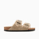 BIRKENSTOCK Arizona Shearling Suede Leather Narrow