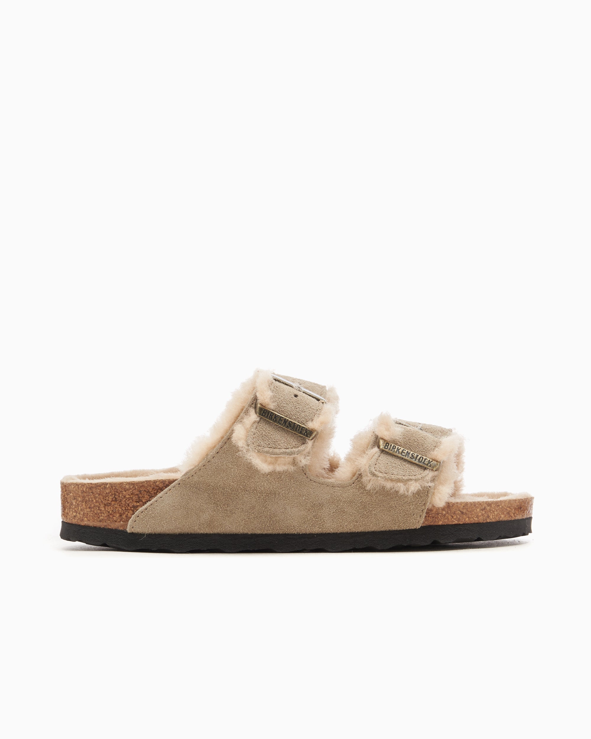 Sandals BIRKENSTOCK Arizona Shearling Suede Leather Narrow - 1028293