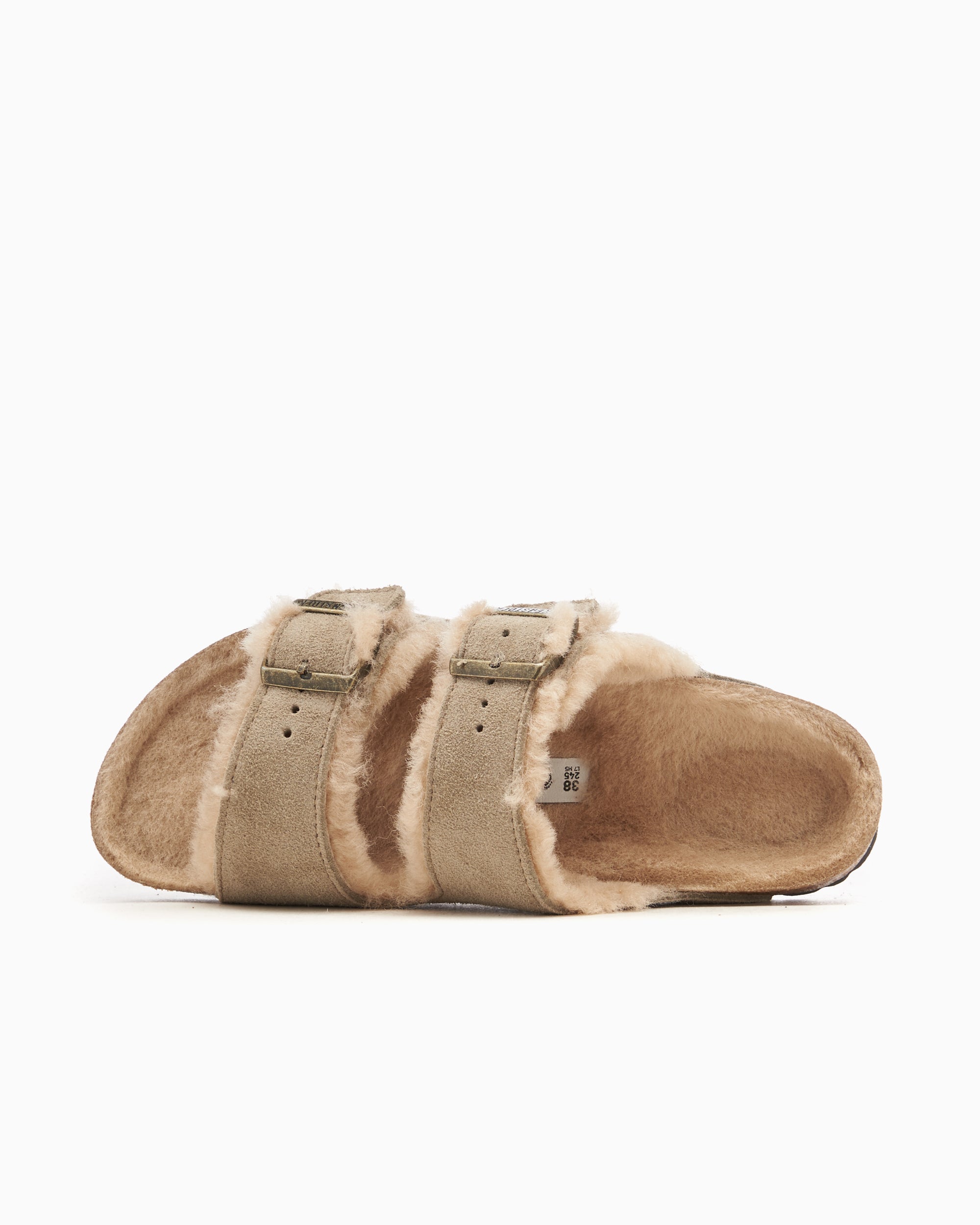 Sandals BIRKENSTOCK Arizona Shearling Suede Leather Narrow - 1028293