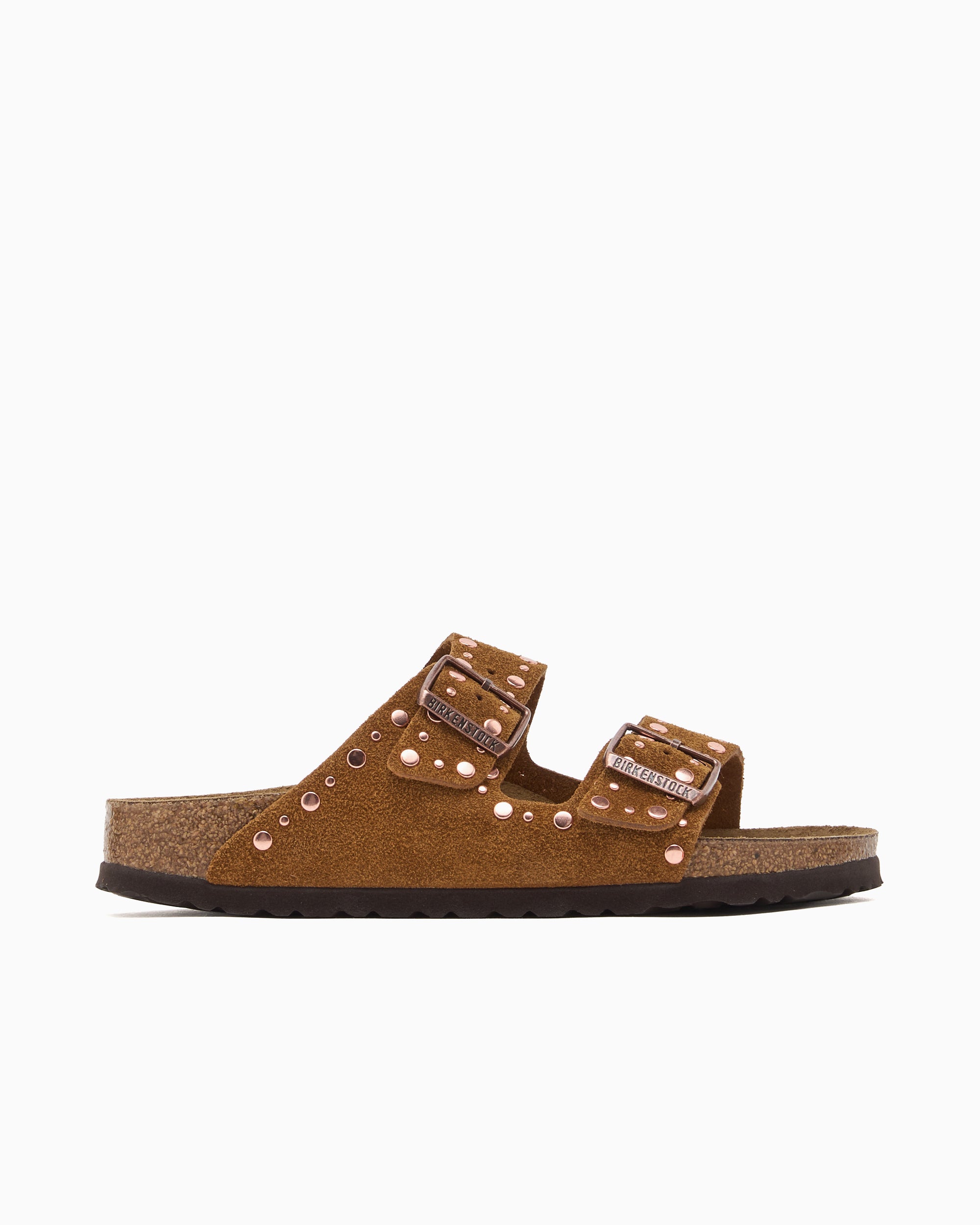 Sandals BIRKENSTOCK Women's Arizona Rivet Suede Leather Narrow - 1031731