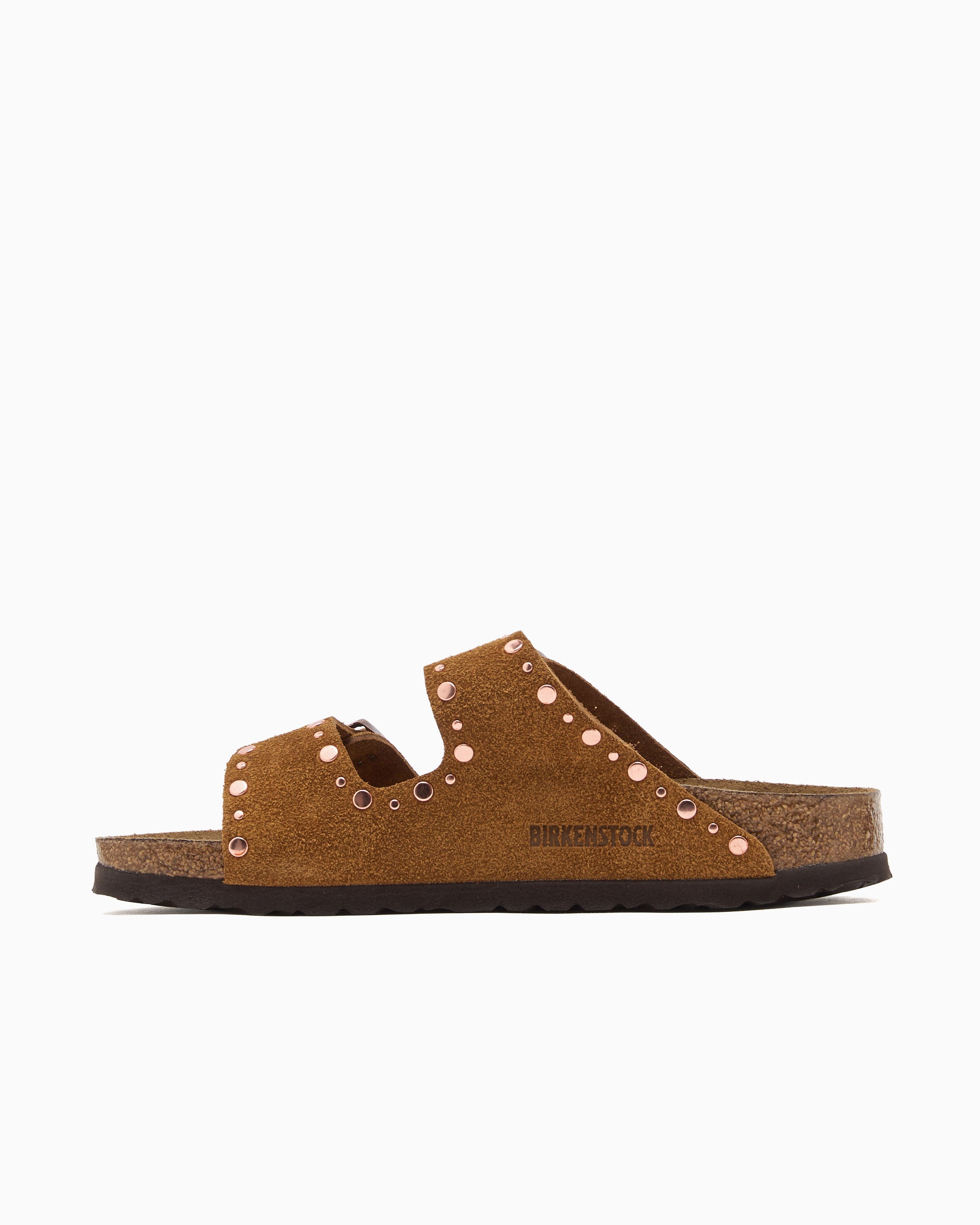 Sandals BIRKENSTOCK Women's Arizona Rivet Suede Leather Narrow - 1031731