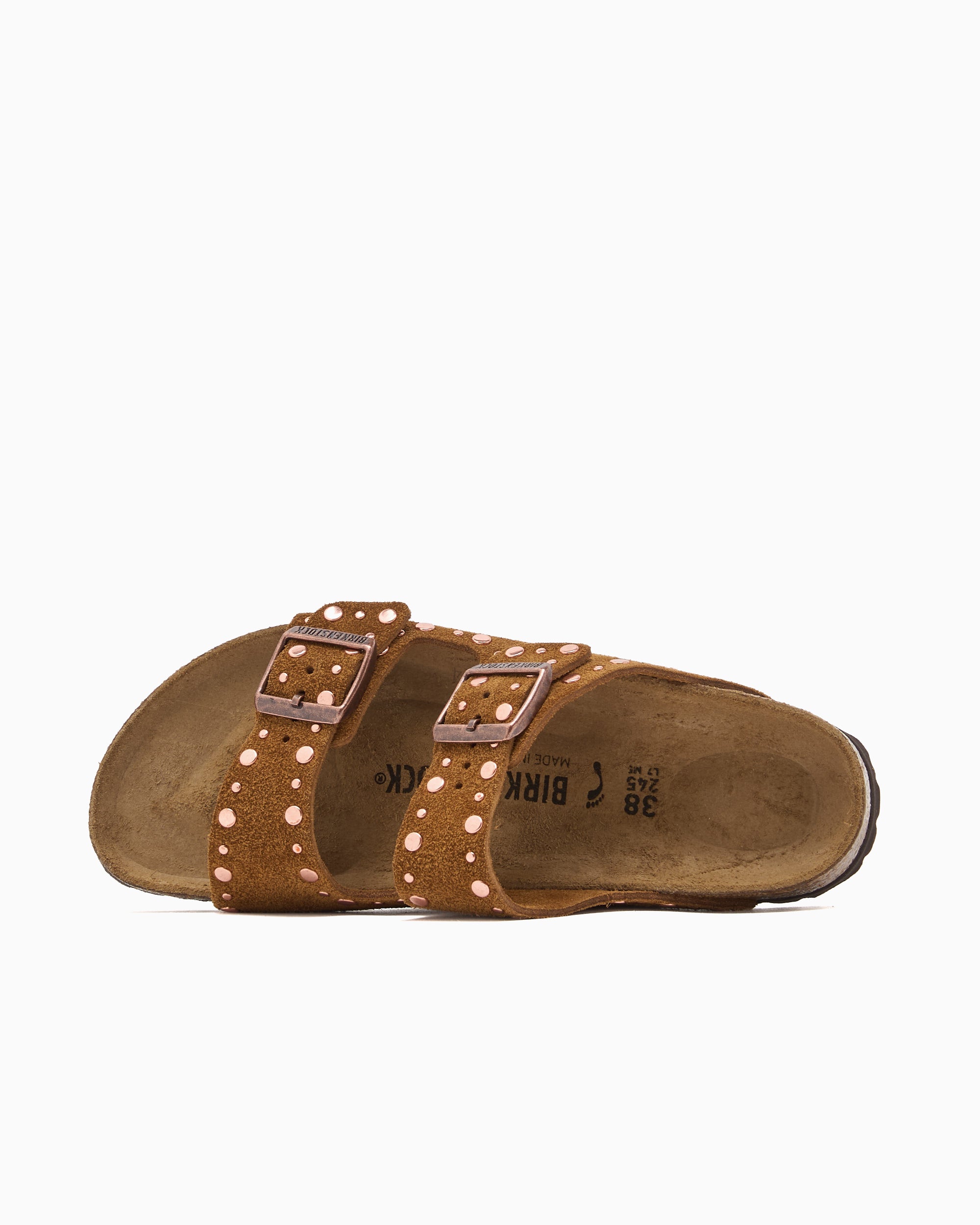 Sandals BIRKENSTOCK Women's Arizona Rivet Suede Leather Narrow - 1031731