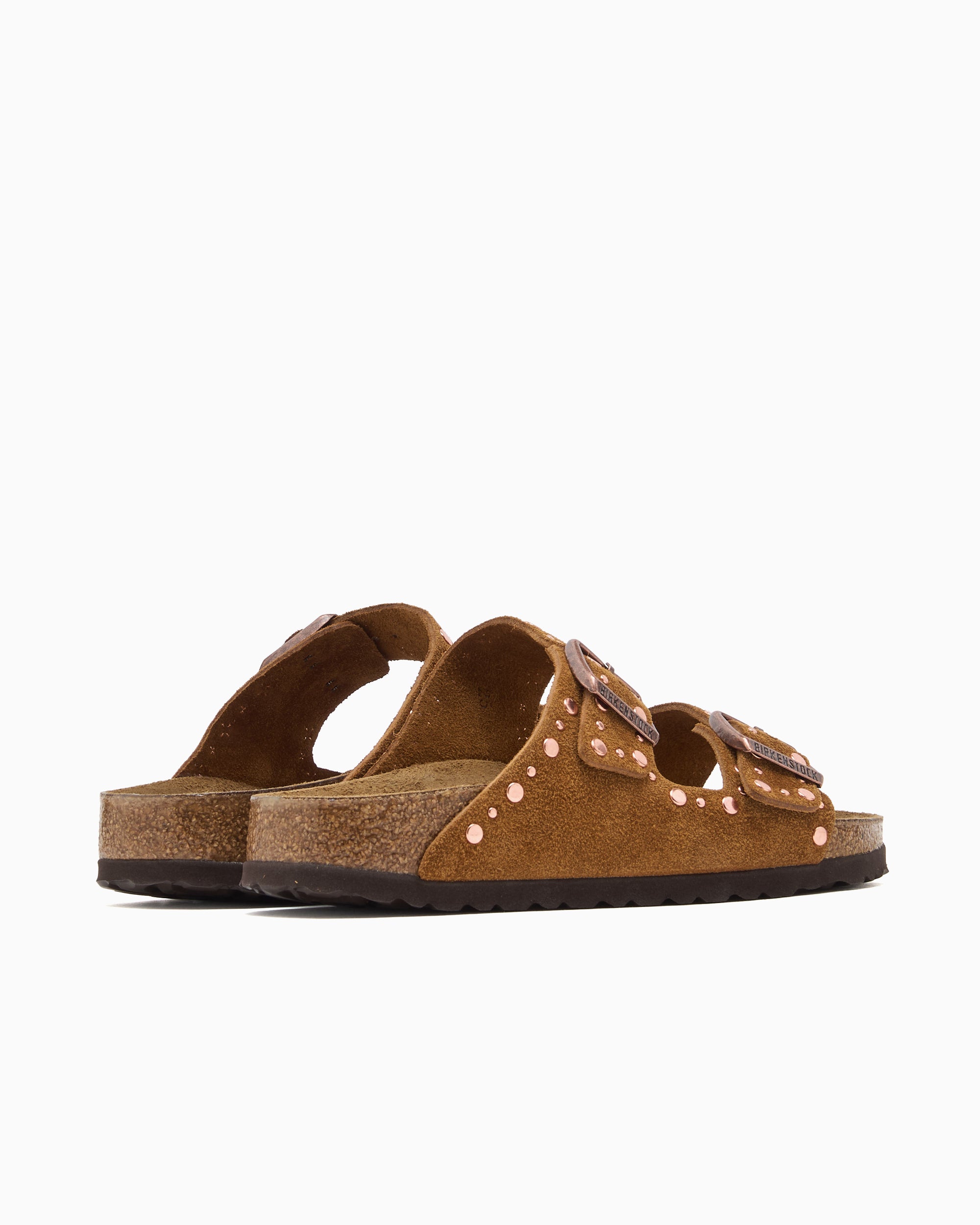 Sandals BIRKENSTOCK Women's Arizona Rivet Suede Leather Narrow - 1031731