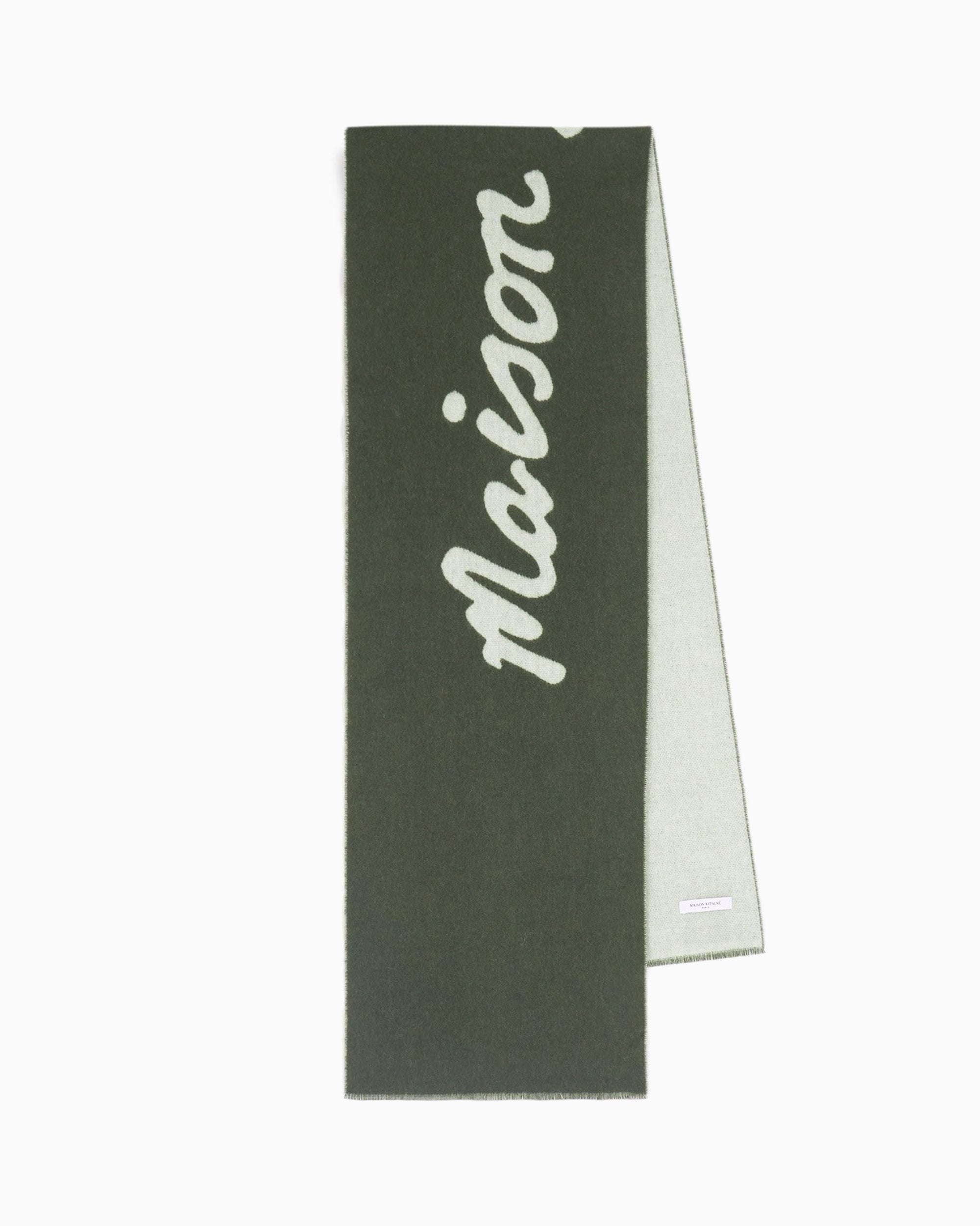 Scarves Gloves Maison Kitsuné Handwriting Unisex Scarf - PM06202WB0038-0079