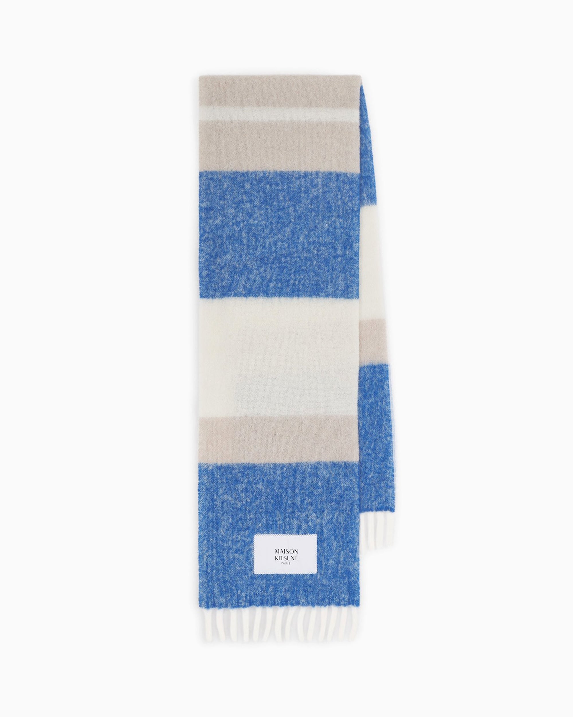Scarves Gloves Maison Kitsuné Striped Unisex Scarf - PM06203WA0022-0360