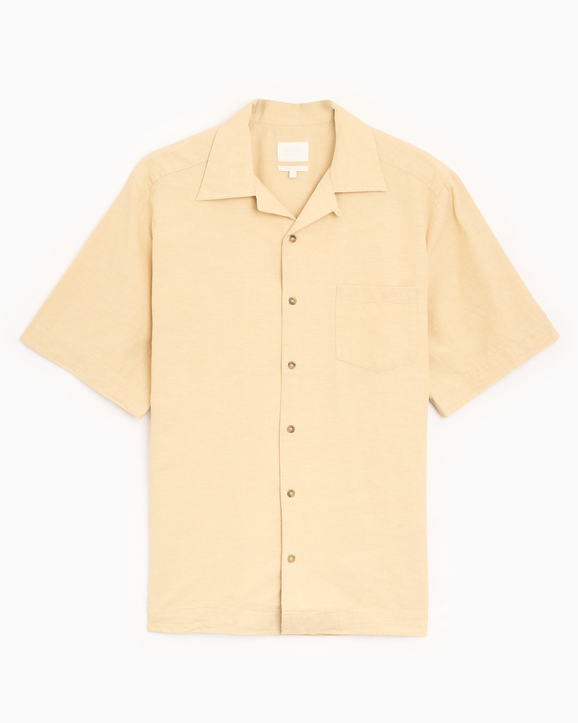 Shirts A.P.C. Jude Short-Sleeved Relaxed Men's Shirt - COHNN-H12649-BAA
