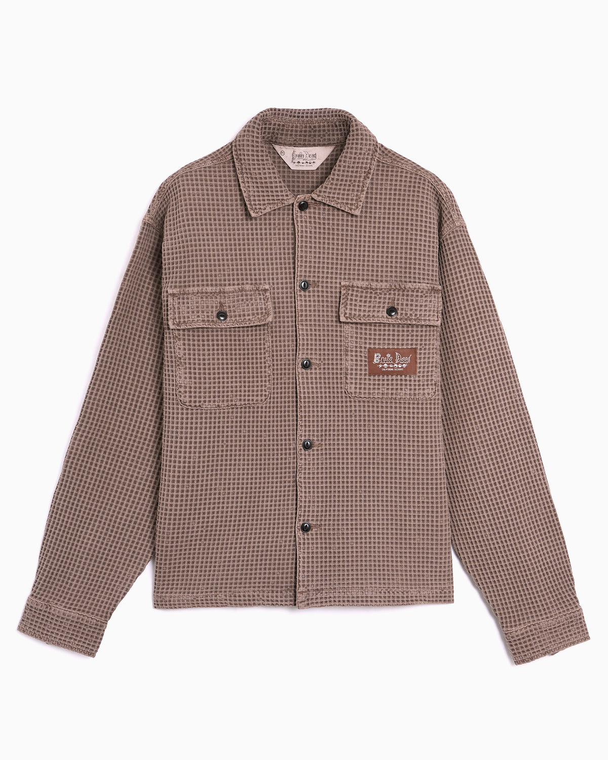 Shirts Brain Dead Waffle Relaxed Men's Shirt - F26T25005246