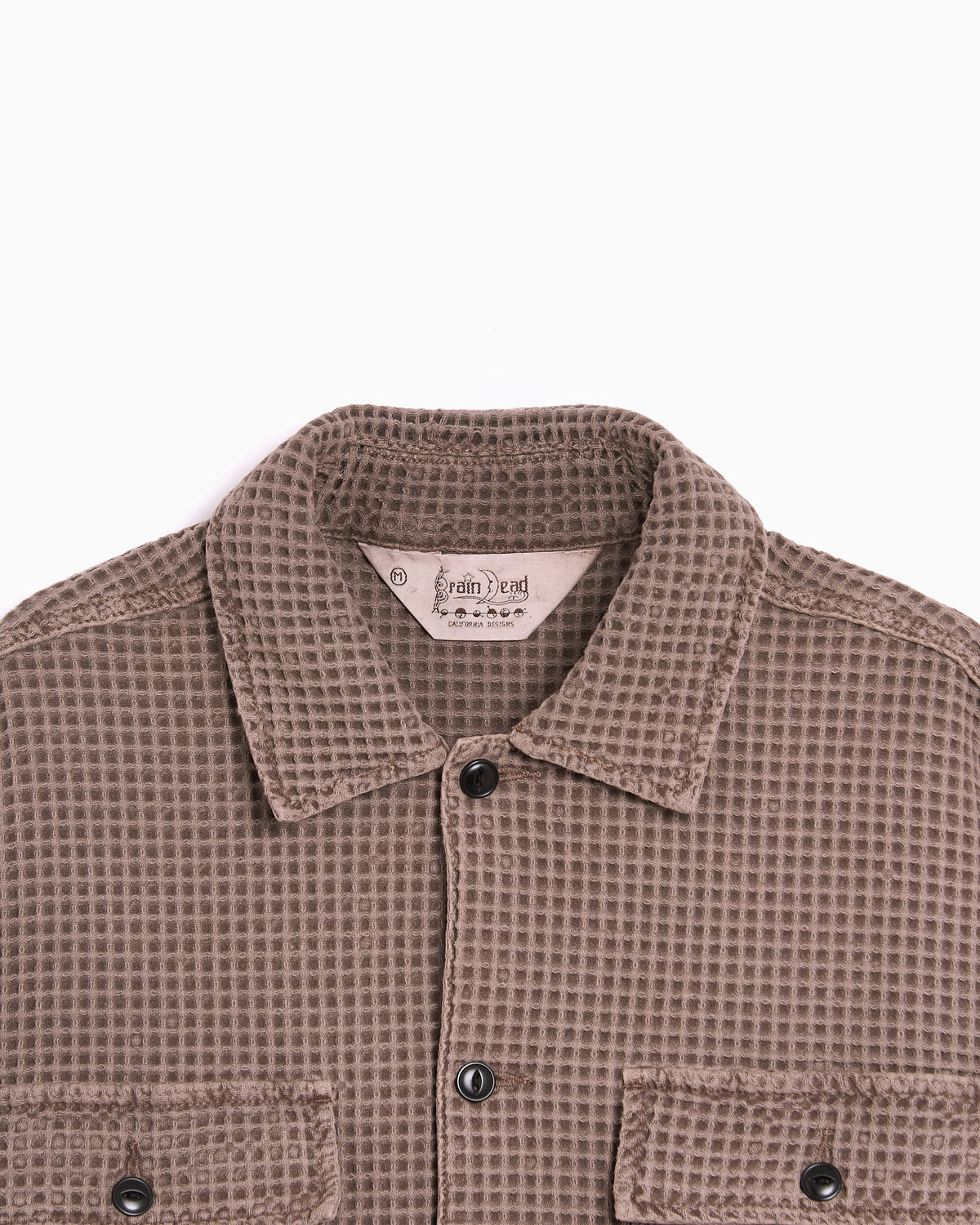 Shirts Brain Dead Waffle Relaxed Men's Shirt - F26T25005246