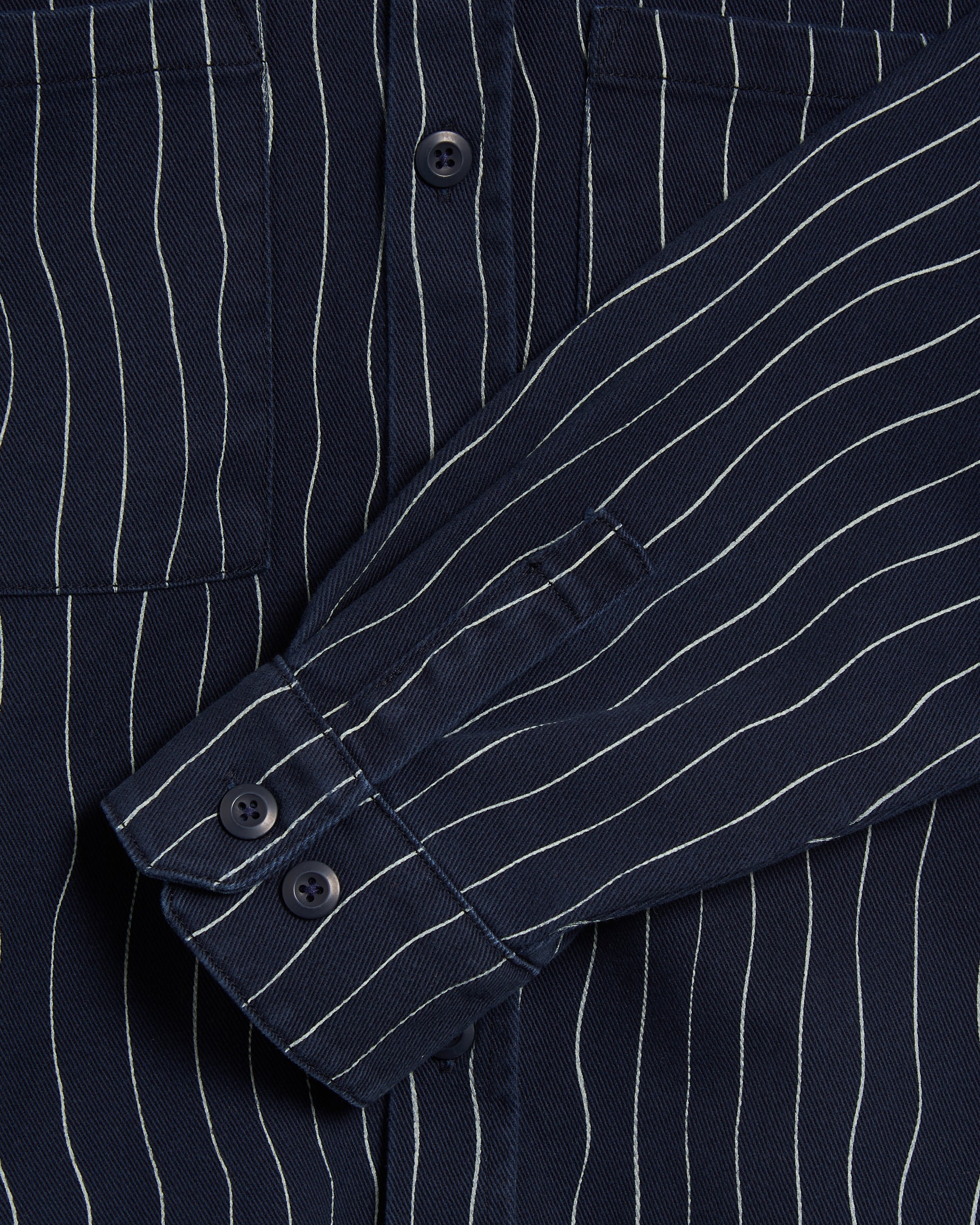 Shirts by Parra Meandering Lines Men's Shirt - 54236-NAVYBLUE