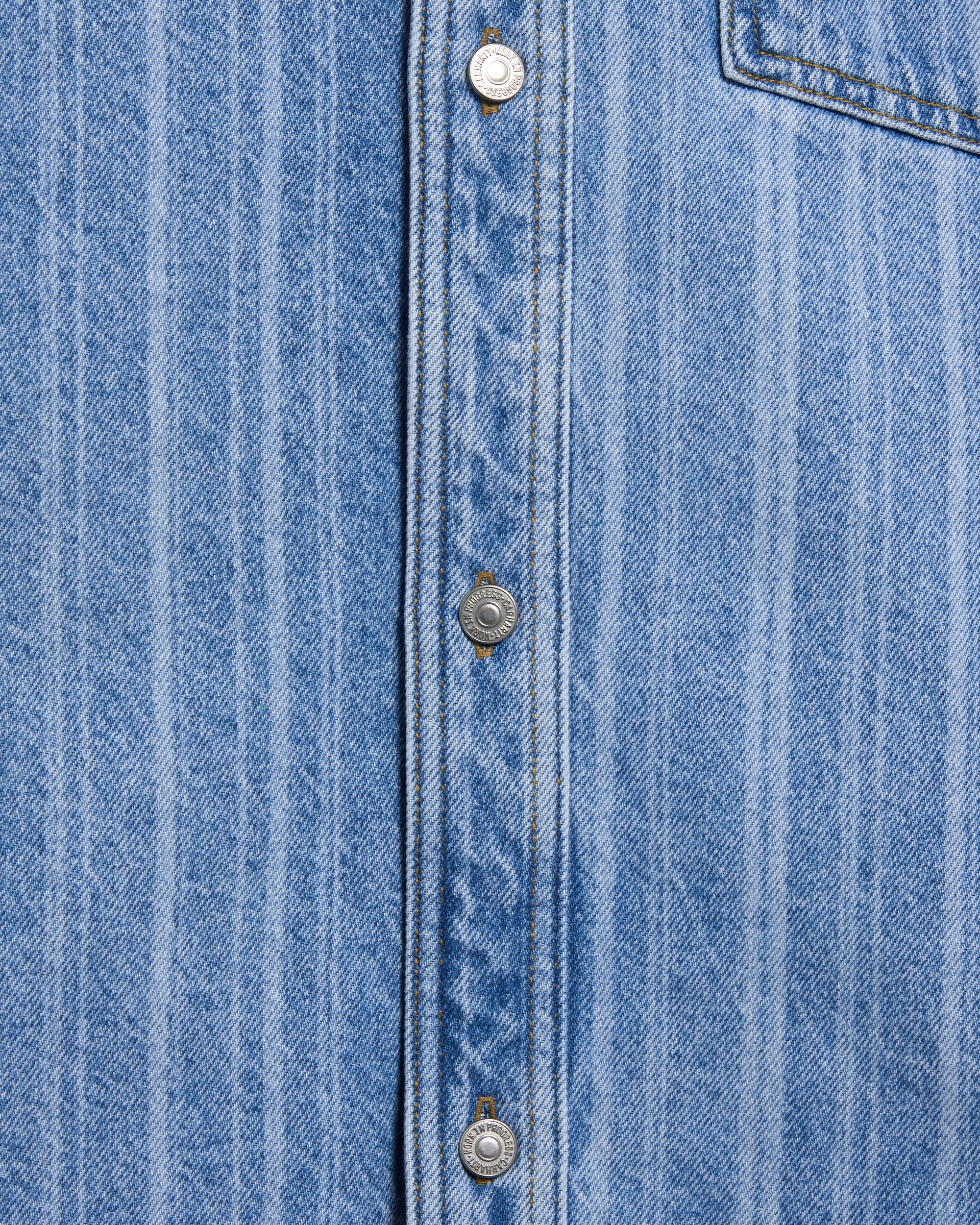 Shirts Carhartt WIP Rylan Striped Denim Men's Shirt - I035567-32H12