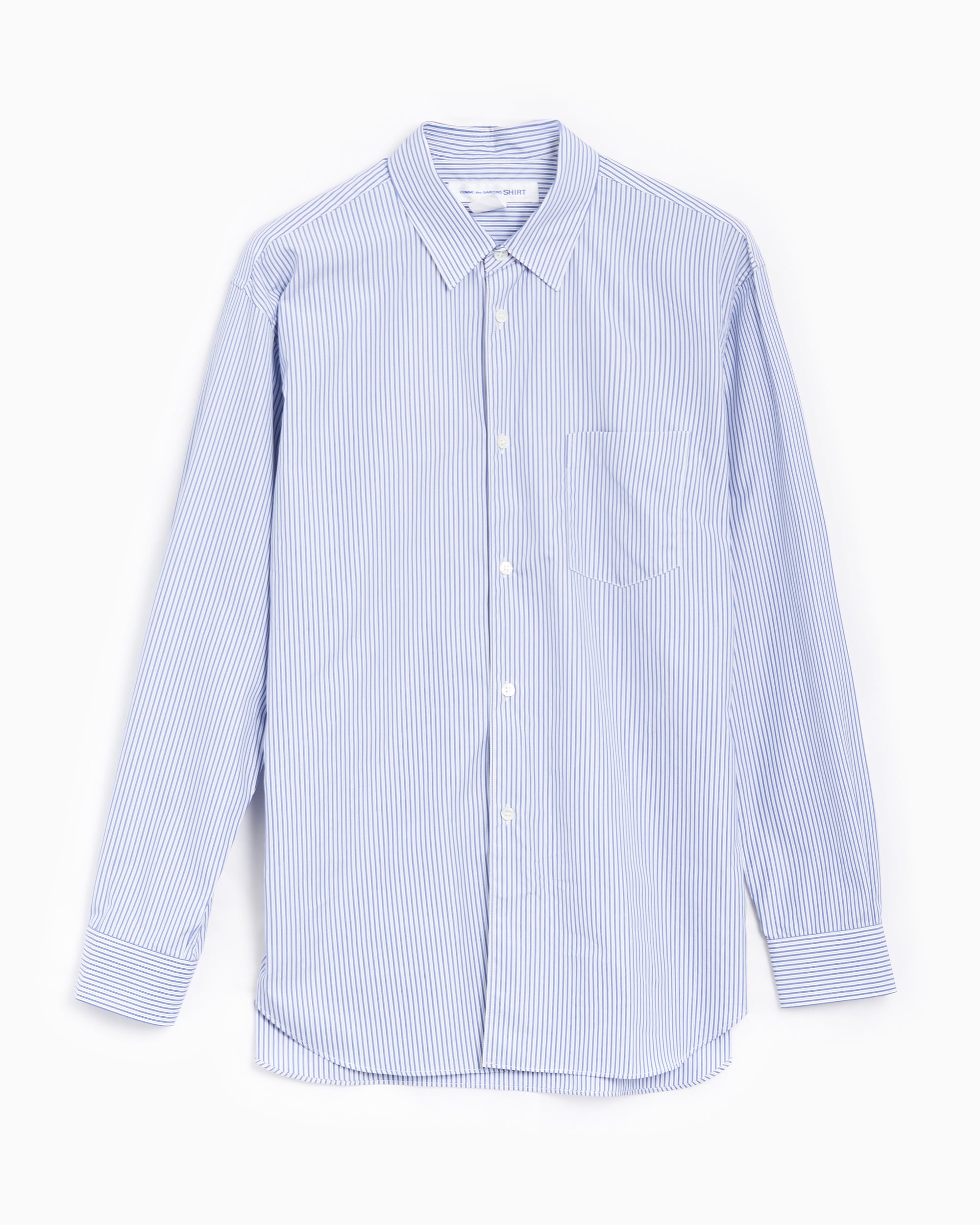 Shirts Comme Des Garçons Shirt Strong Will Men's Woven Shirt Relaxed Men's Shirt - FN-B037-W24-1