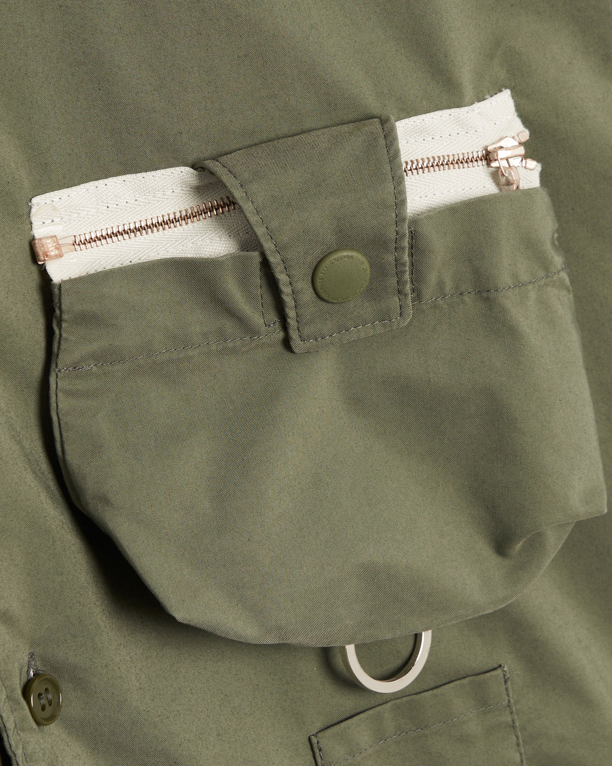 Shirts F/CE. F/CE. 7 Pockets Men's Short Sleeve Shirt Men's Shirt - FSP02231U0001-Olive