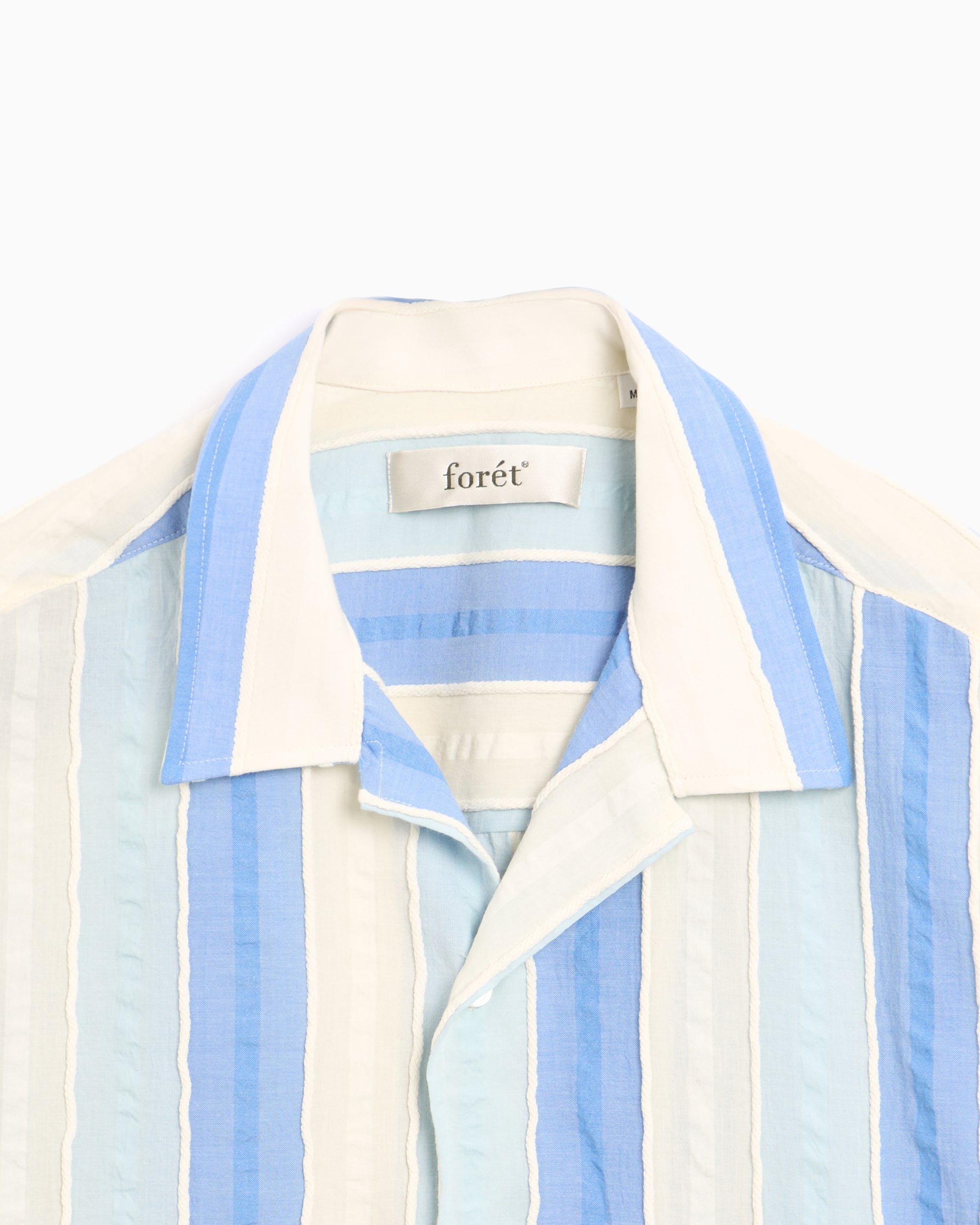 Shirts Forét Peer Short Sleeve Shirt Men's Shirt - F4825-BLUECLOUD